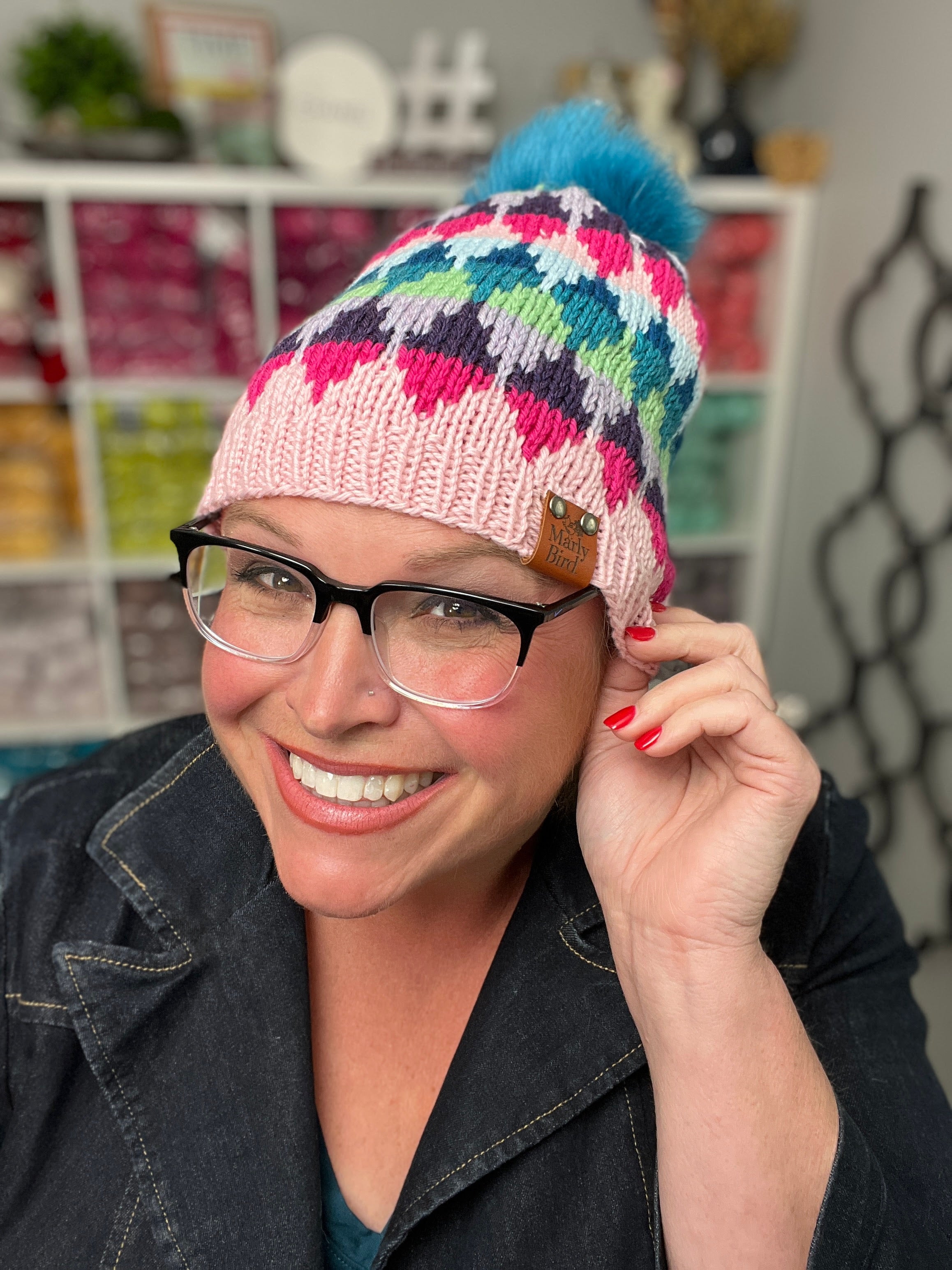 Northern Gleams Knit Hat Pattern by Marly Bird