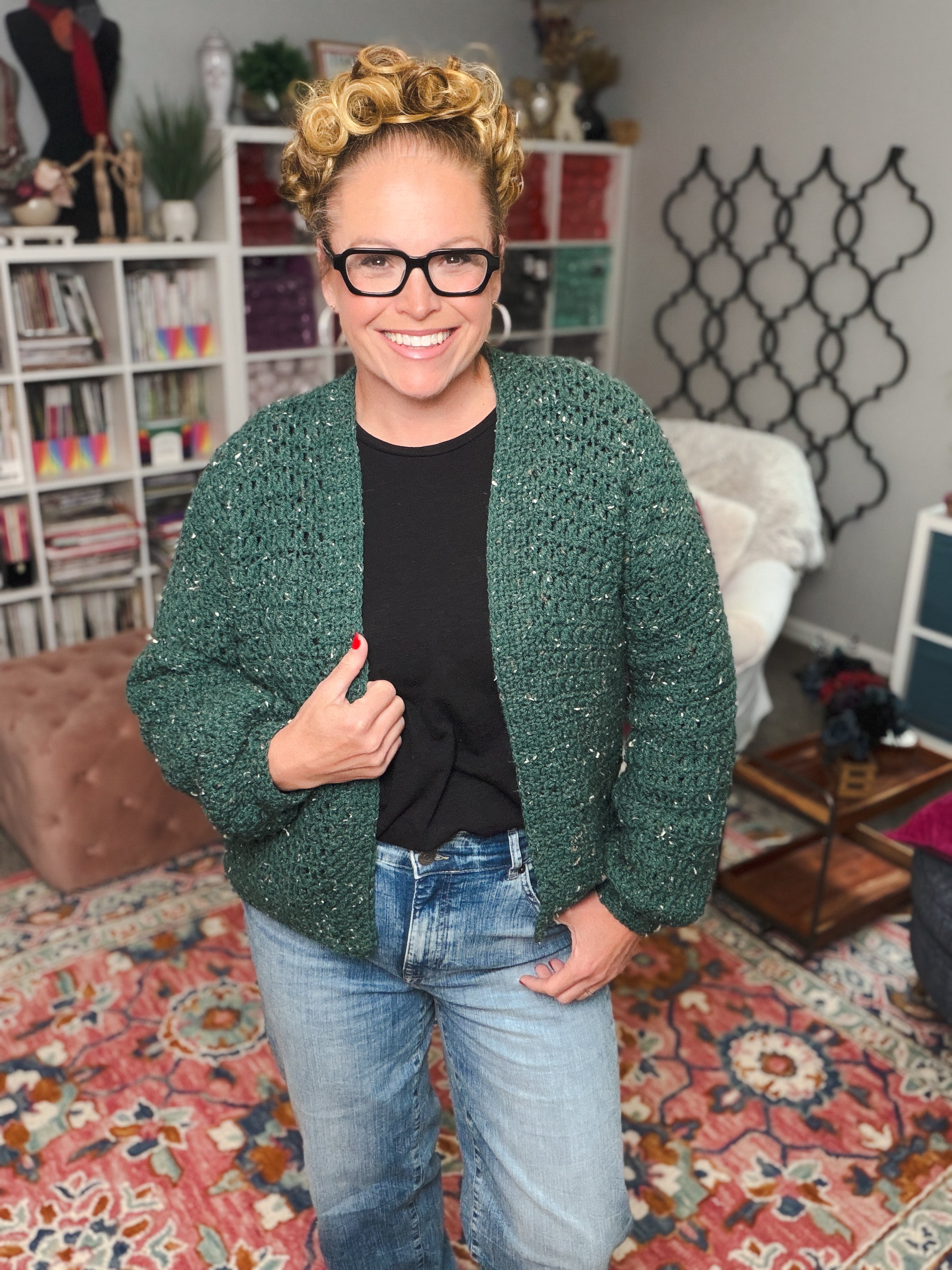 Northwoods Crochet Cardigan Pattern – Beginner-Friendly Chunky Crochet Sweater PDF