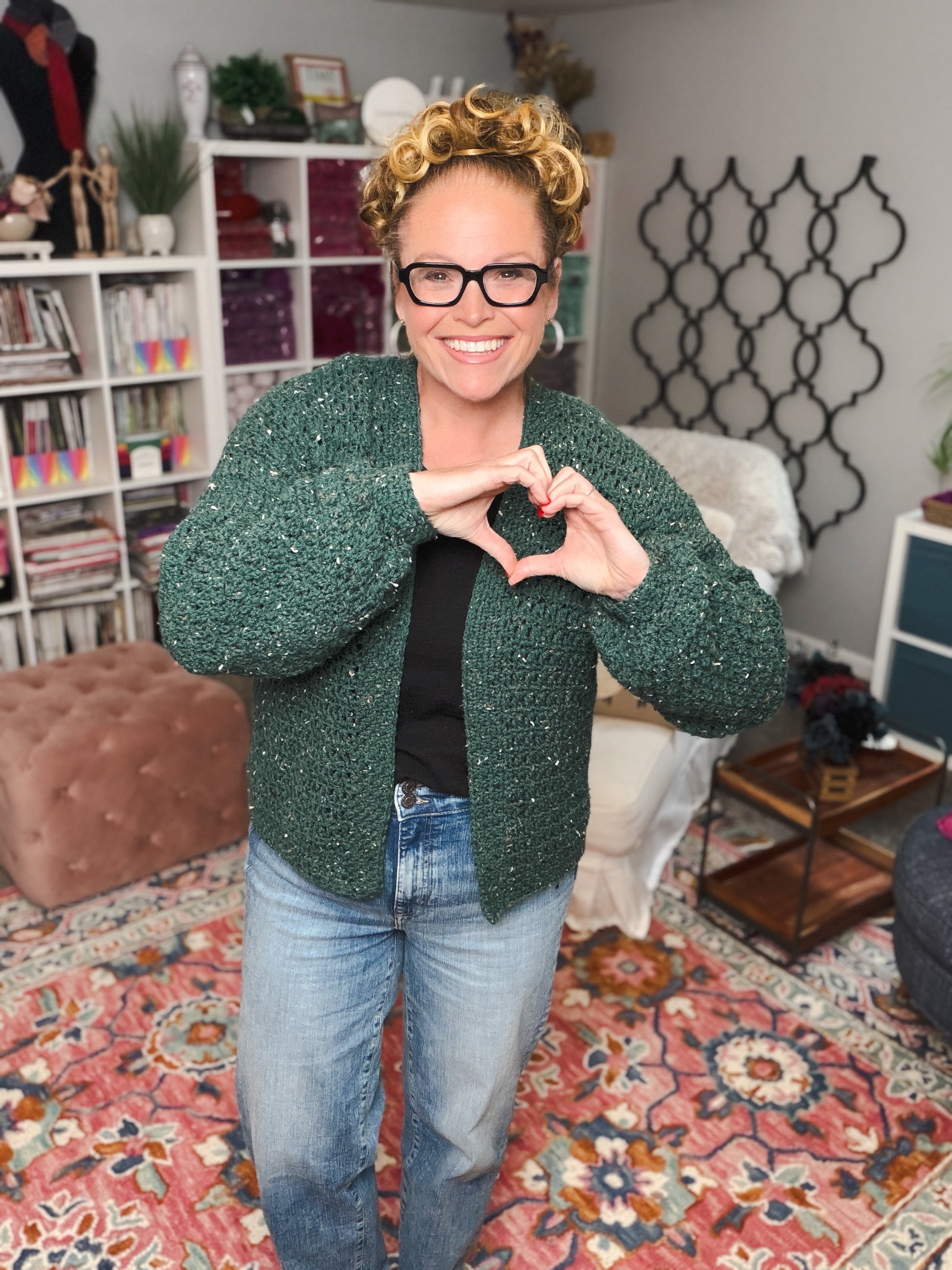 Northwoods Crochet Cardigan Pattern – Beginner-Friendly Chunky Crochet Sweater PDF