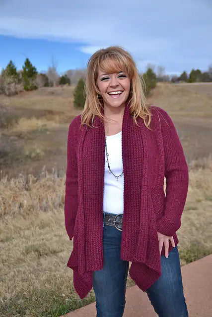 Original Opening Night knit Cardigan Sample
