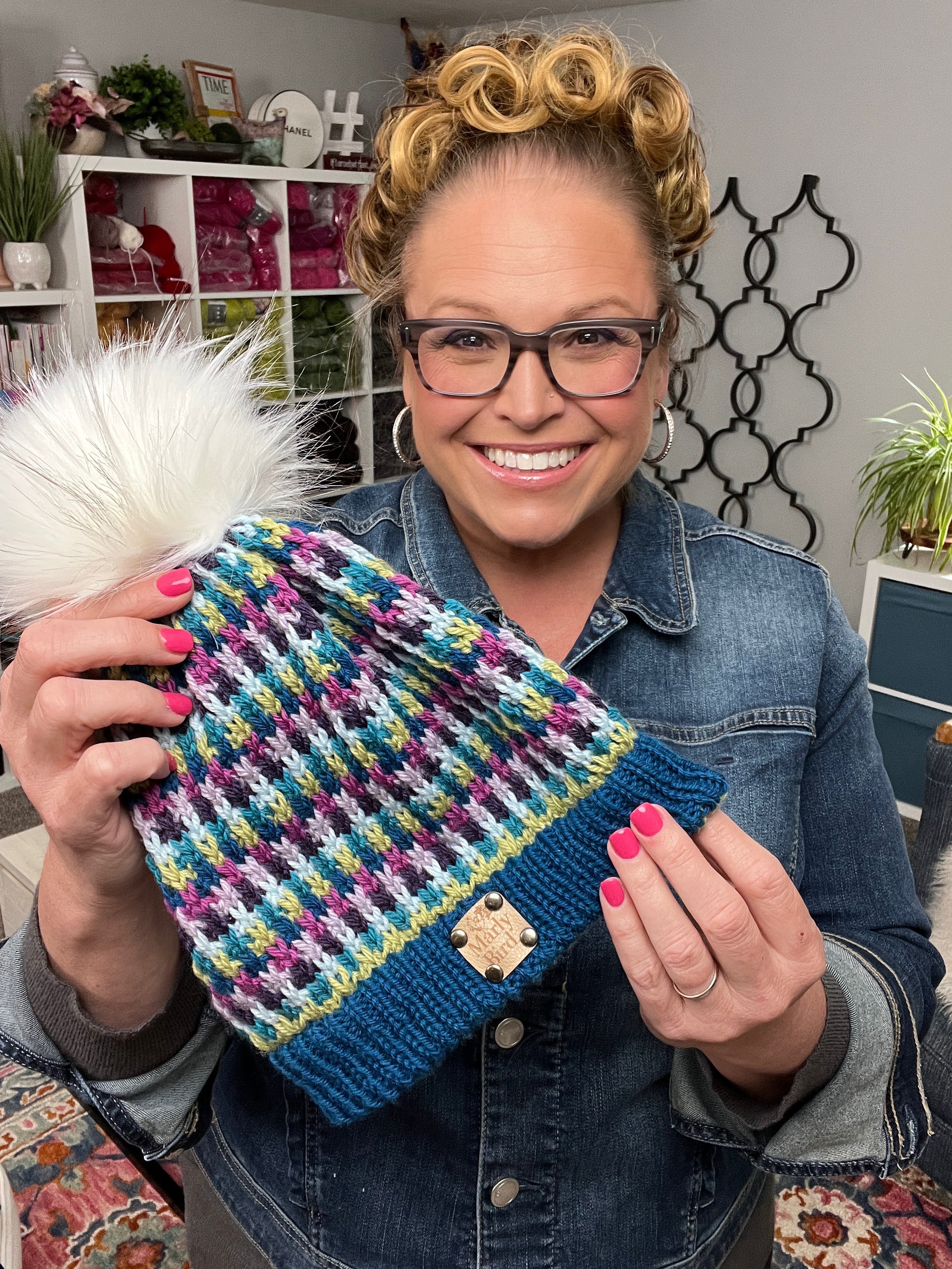 Pixel Pop Knit Hat Pattern