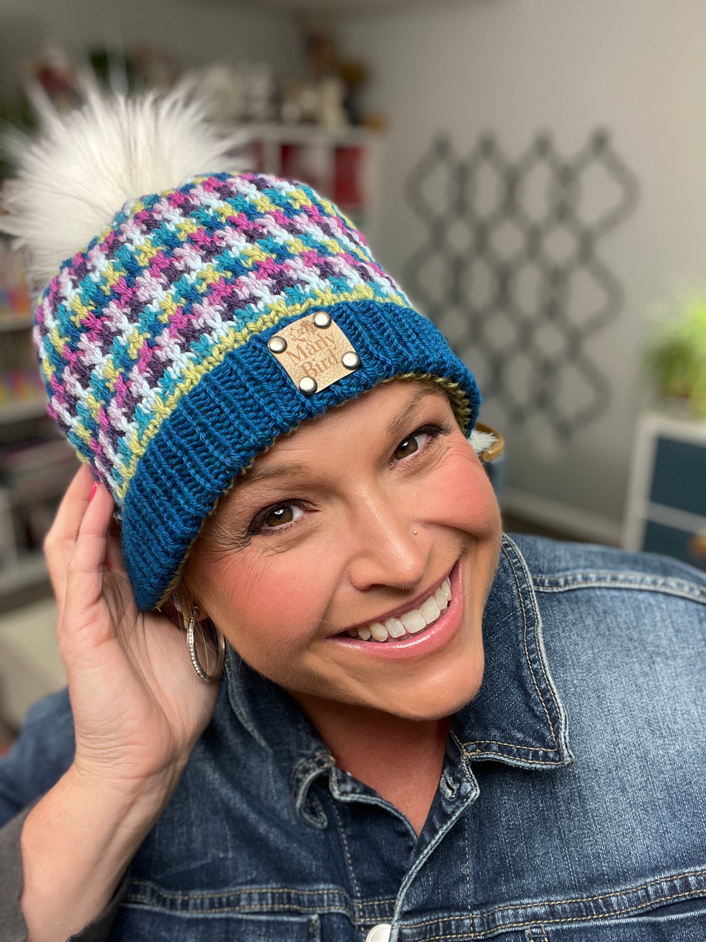 Pixel Pop Knit Hat Pattern