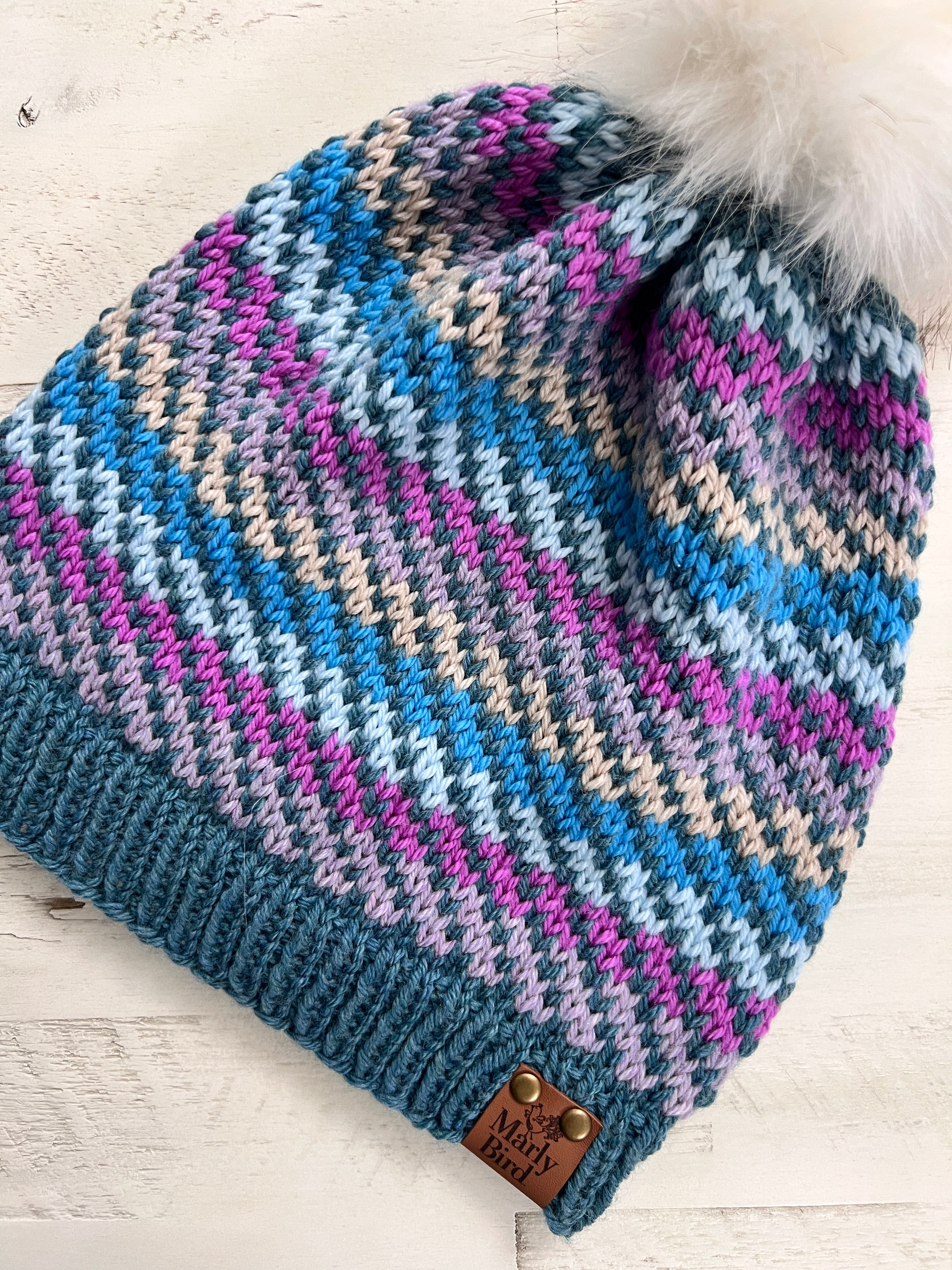 Prism Trail Knit Hat Pattern