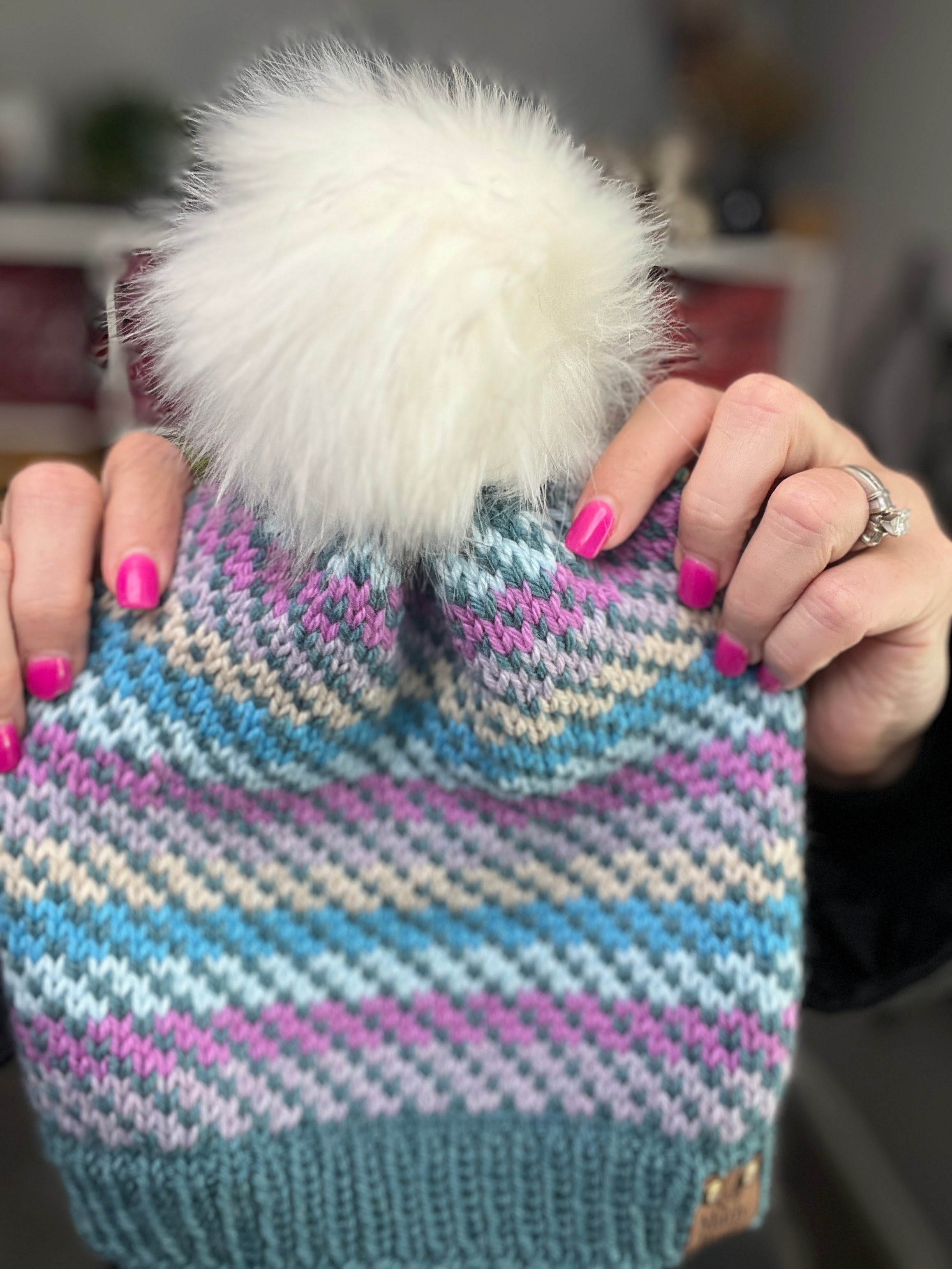 Prism Trail Knit Hat Pattern