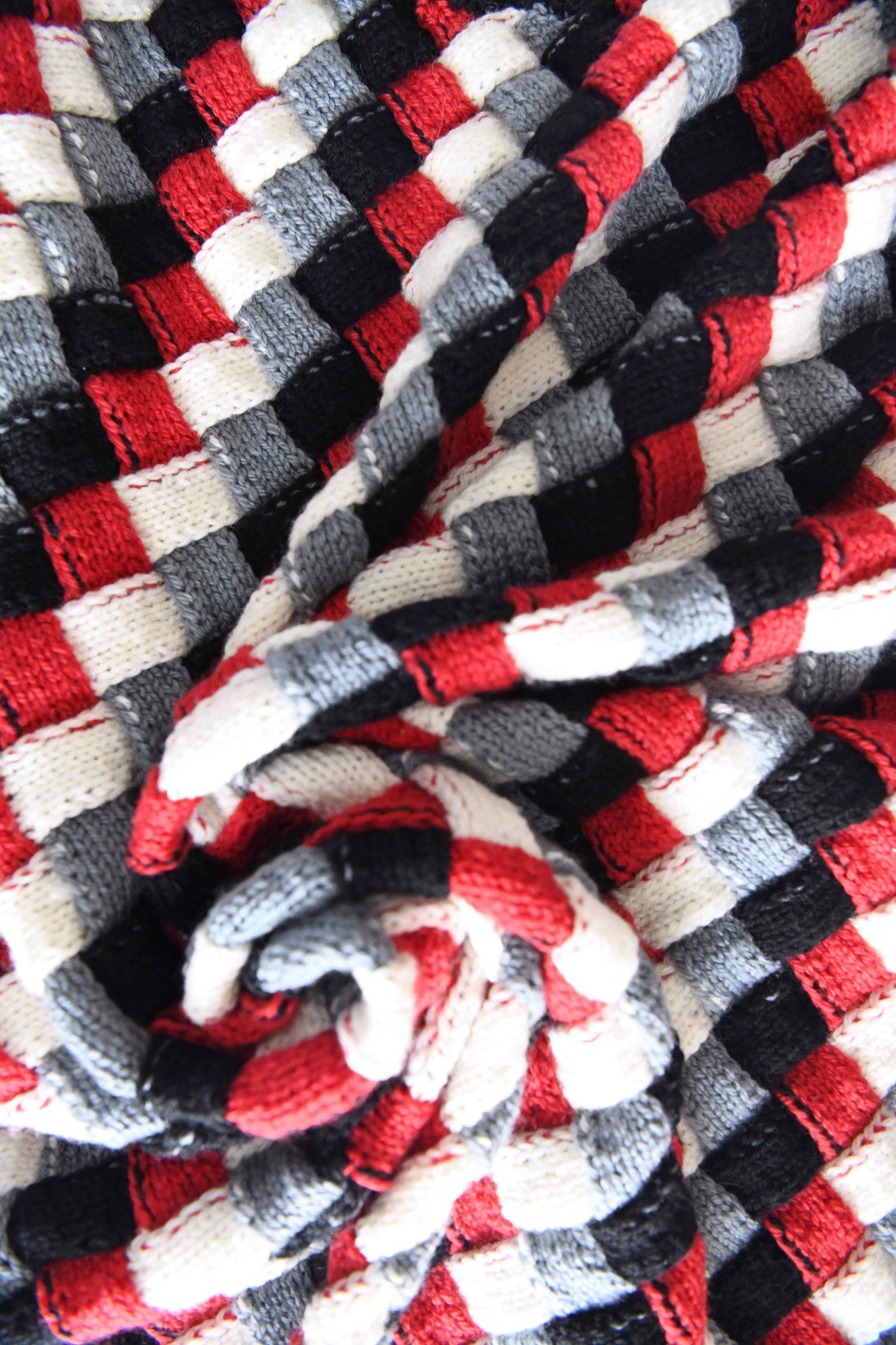 Racecar Entrelac Knit Blanket Pattern | Modular Knitting by Marly Bird