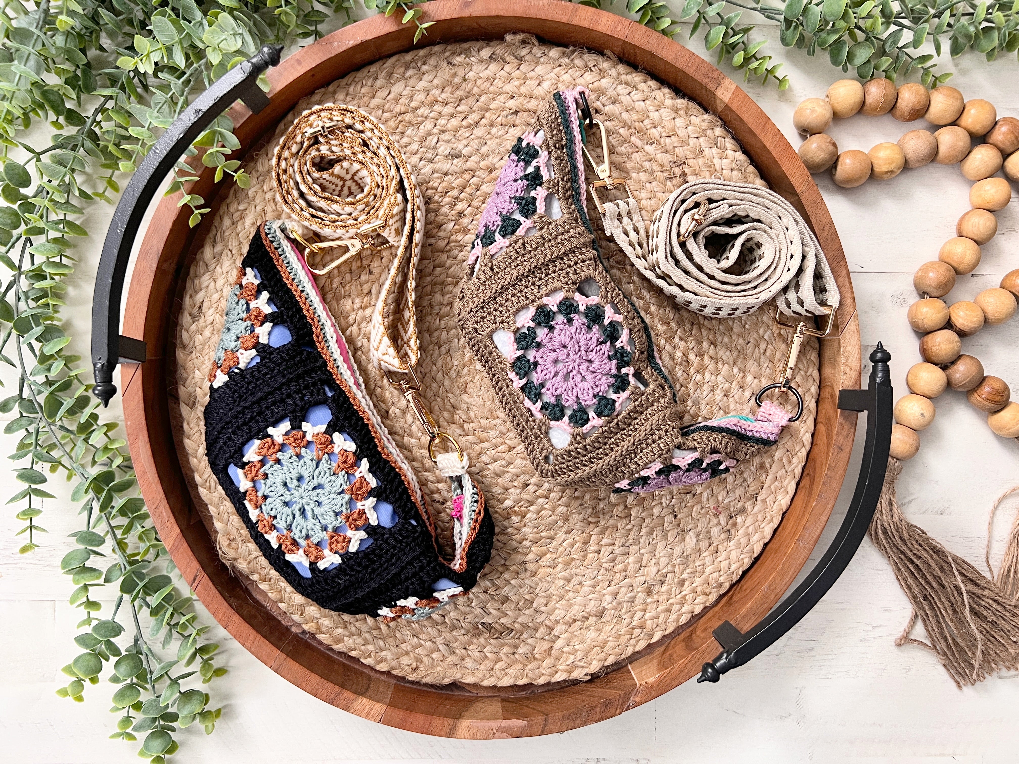 Ramble and Rue Crochet Crossbody Bum Bag Pattern