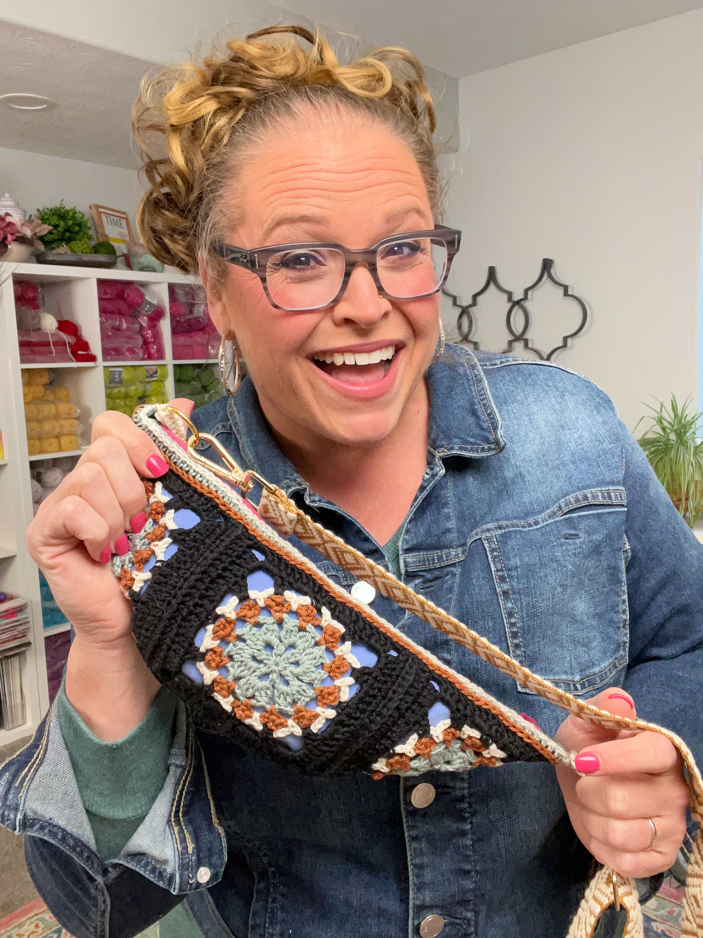 Ramble and Rue Crochet Crossbody Bum Bag Pattern