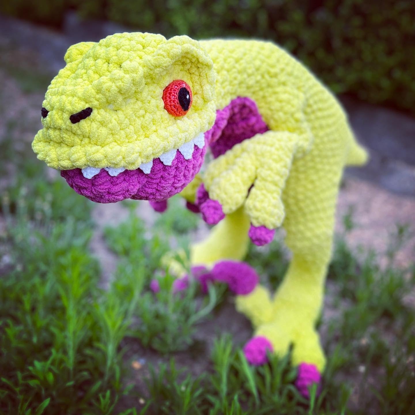 Rori the Raptor: Dinosaur Plush Crochet Pattern