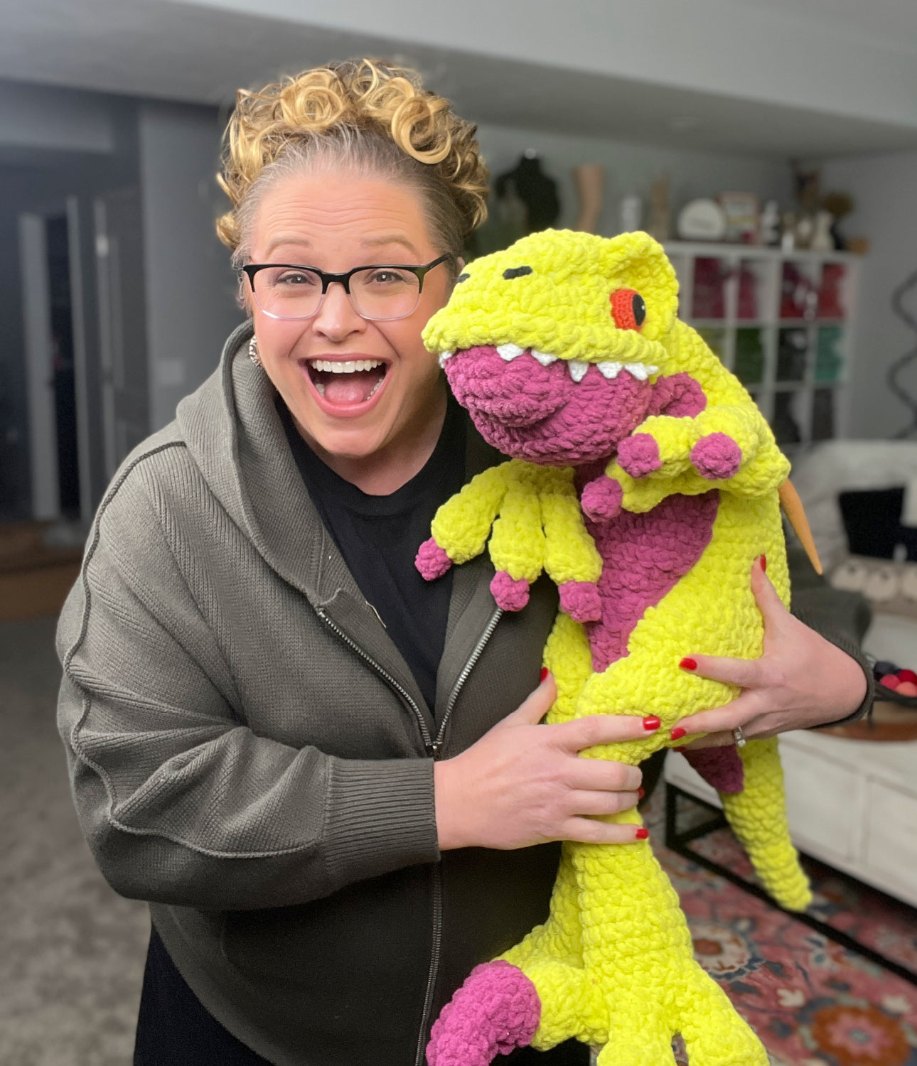 Rori the Raptor: Dinosaur Plush Crochet Pattern