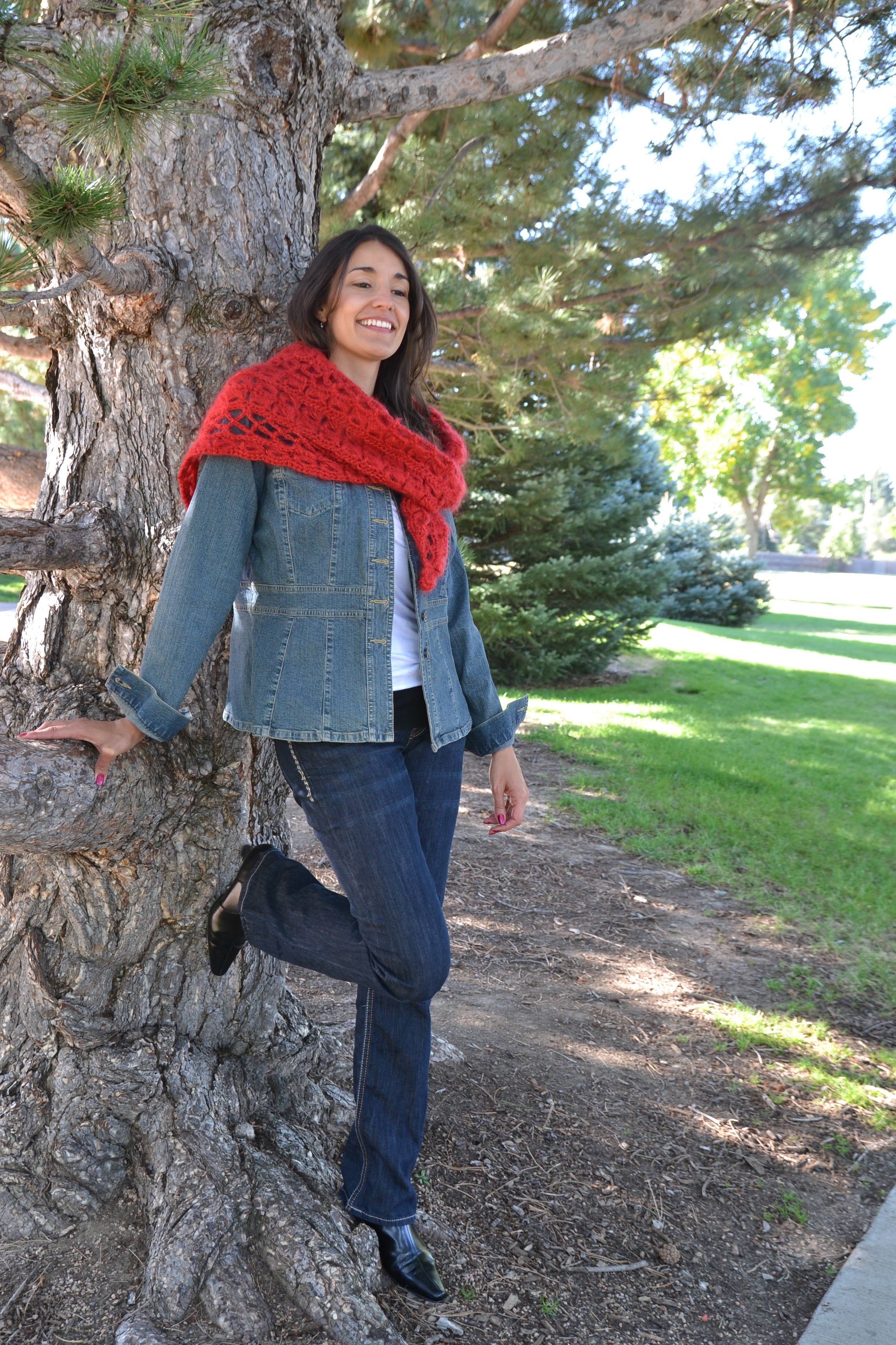 Shimmer Crochet Shawl Pattern (PDF) – Elegant Lightweight Crochet Wrap