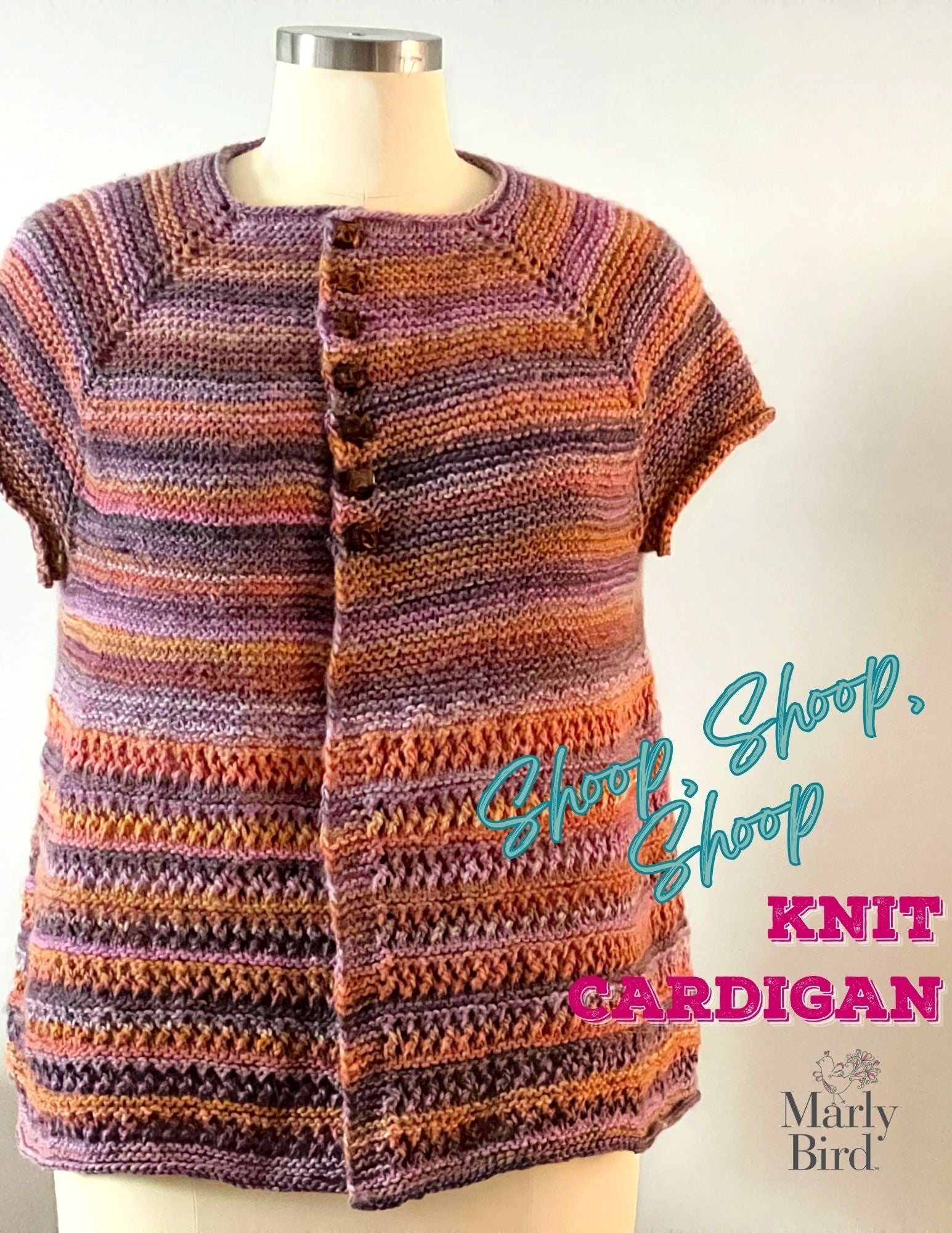 The Original Shoop Shoop Shoop Knit Cardigan Sample