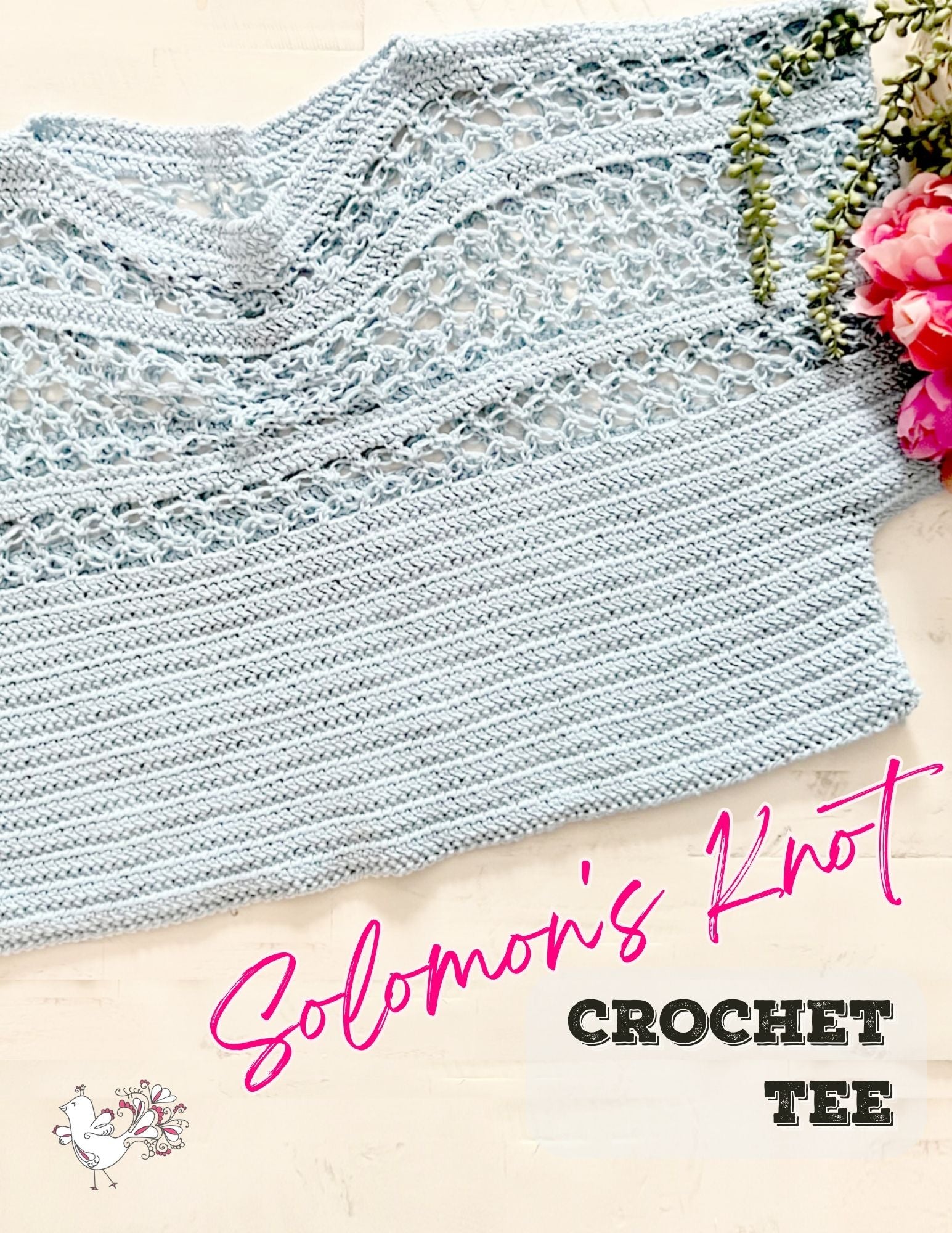 Solomon's Knot Crochet Tee