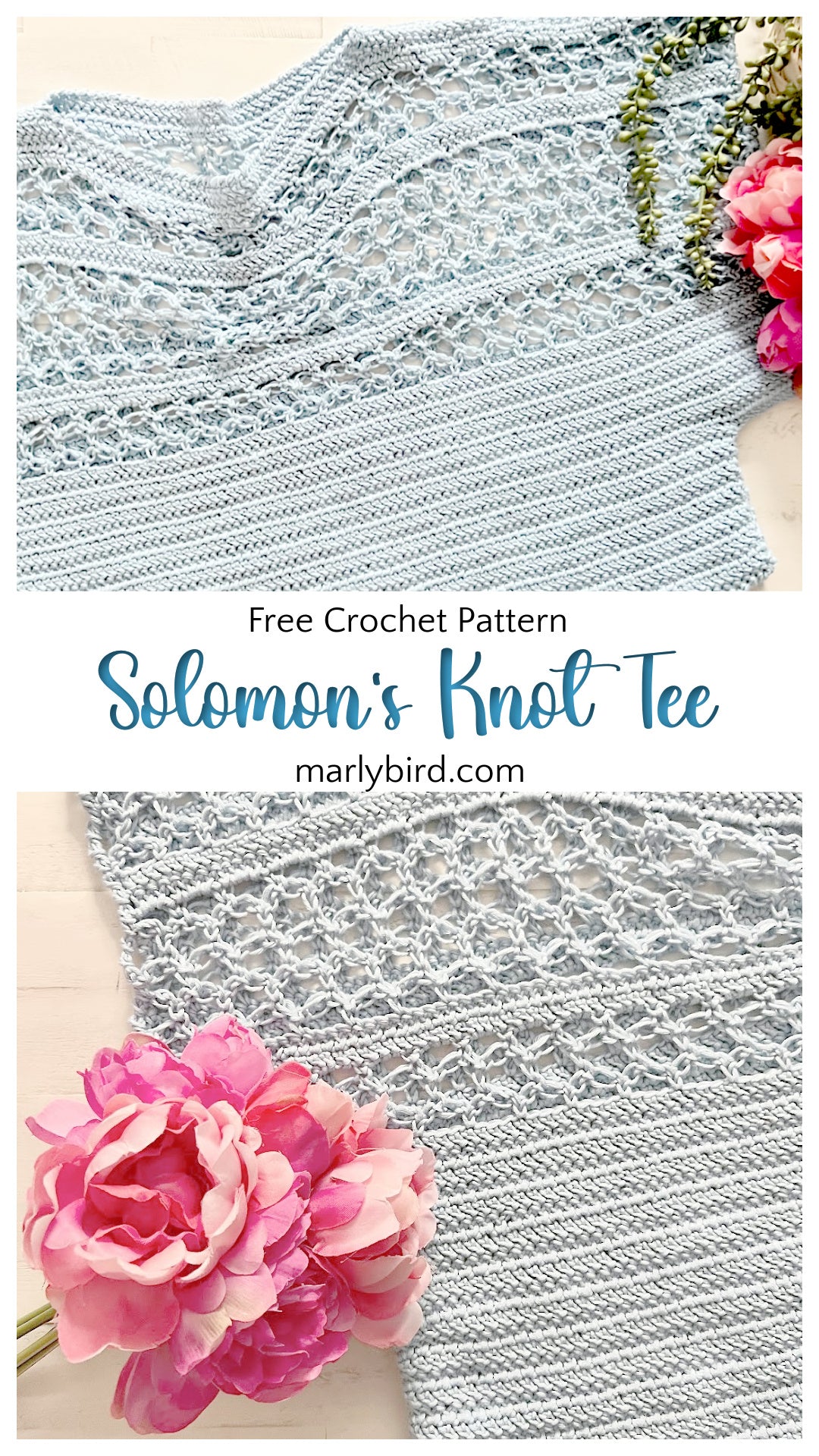 Solomon's Knot Crochet Tee