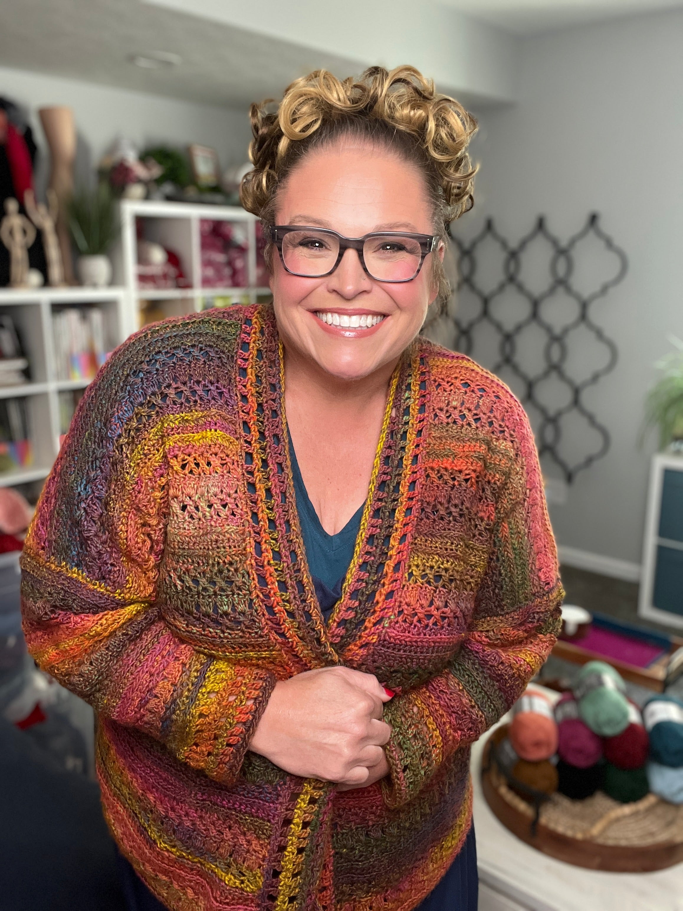 Sookie Crochet Cardigan Pattern | Two Seam Crochet Cardigan