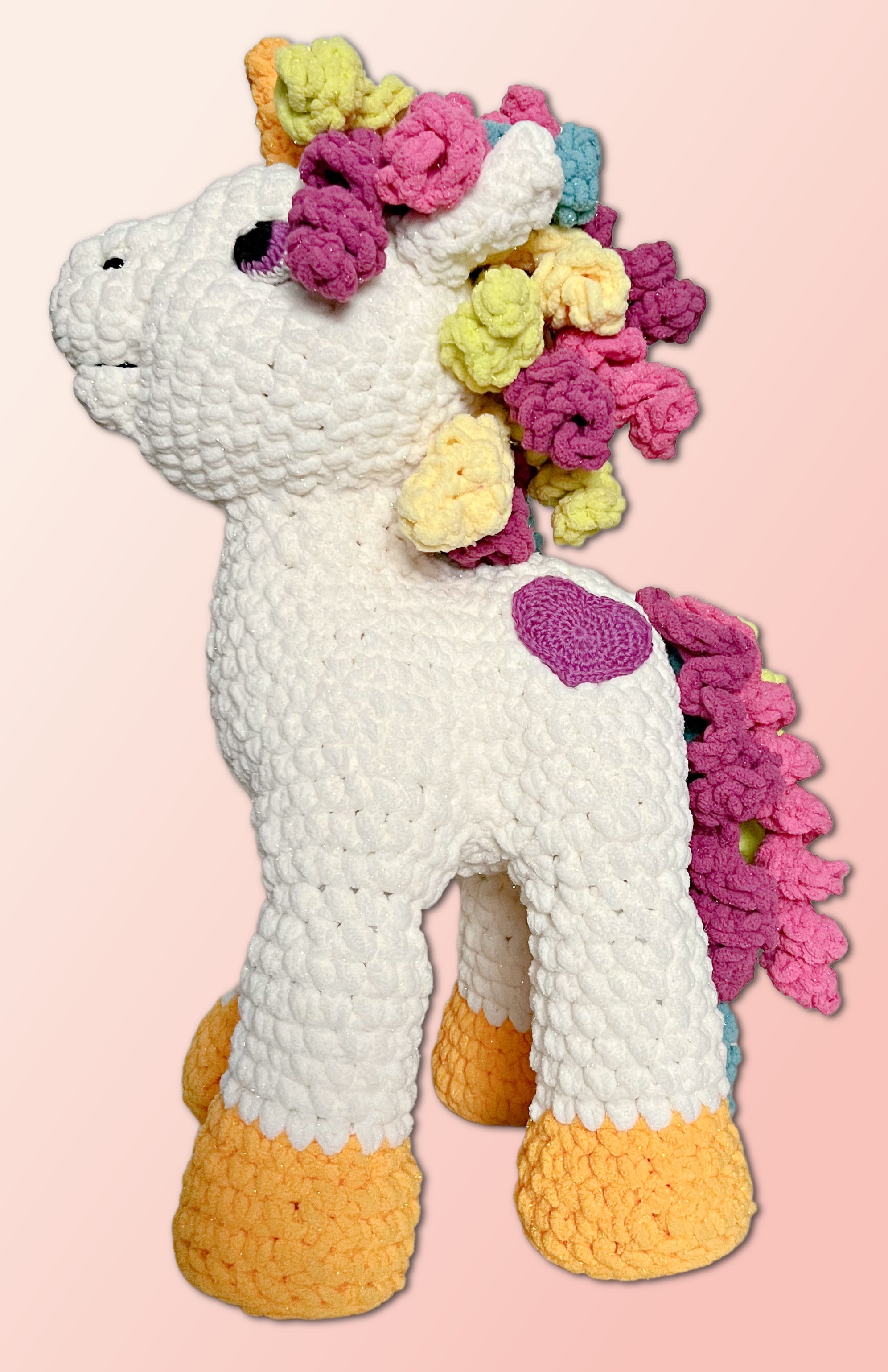Sparkle Crochet Unicorn Amigurumi