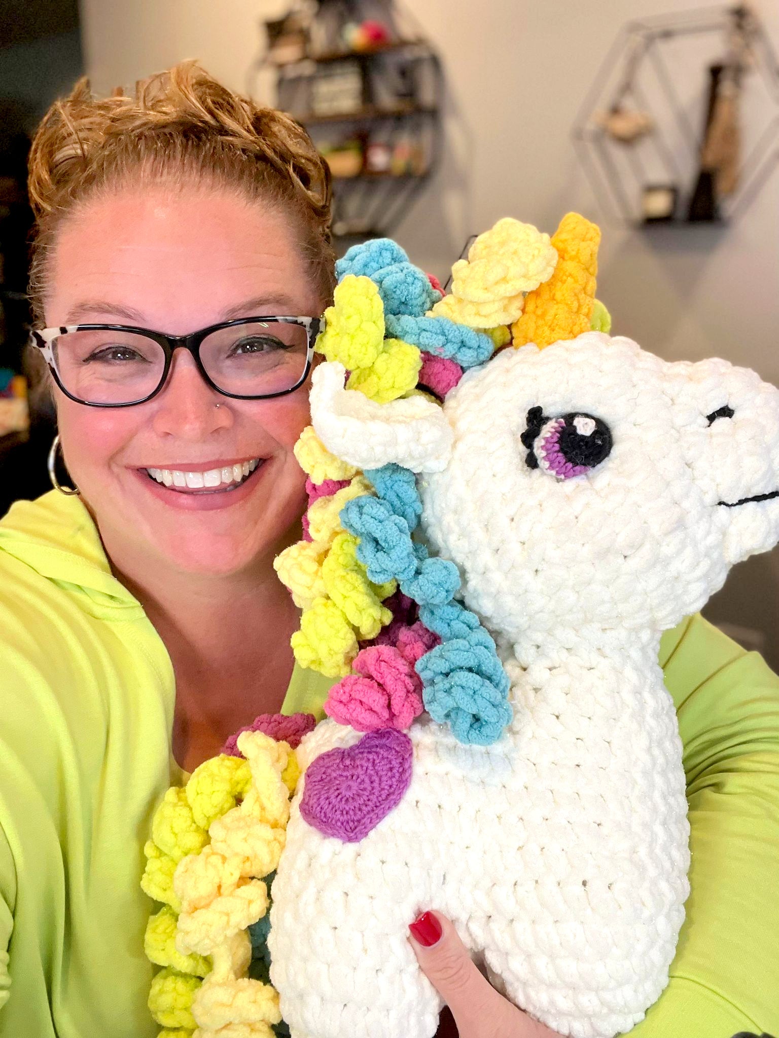 Sparkle Crochet Unicorn Amigurumi