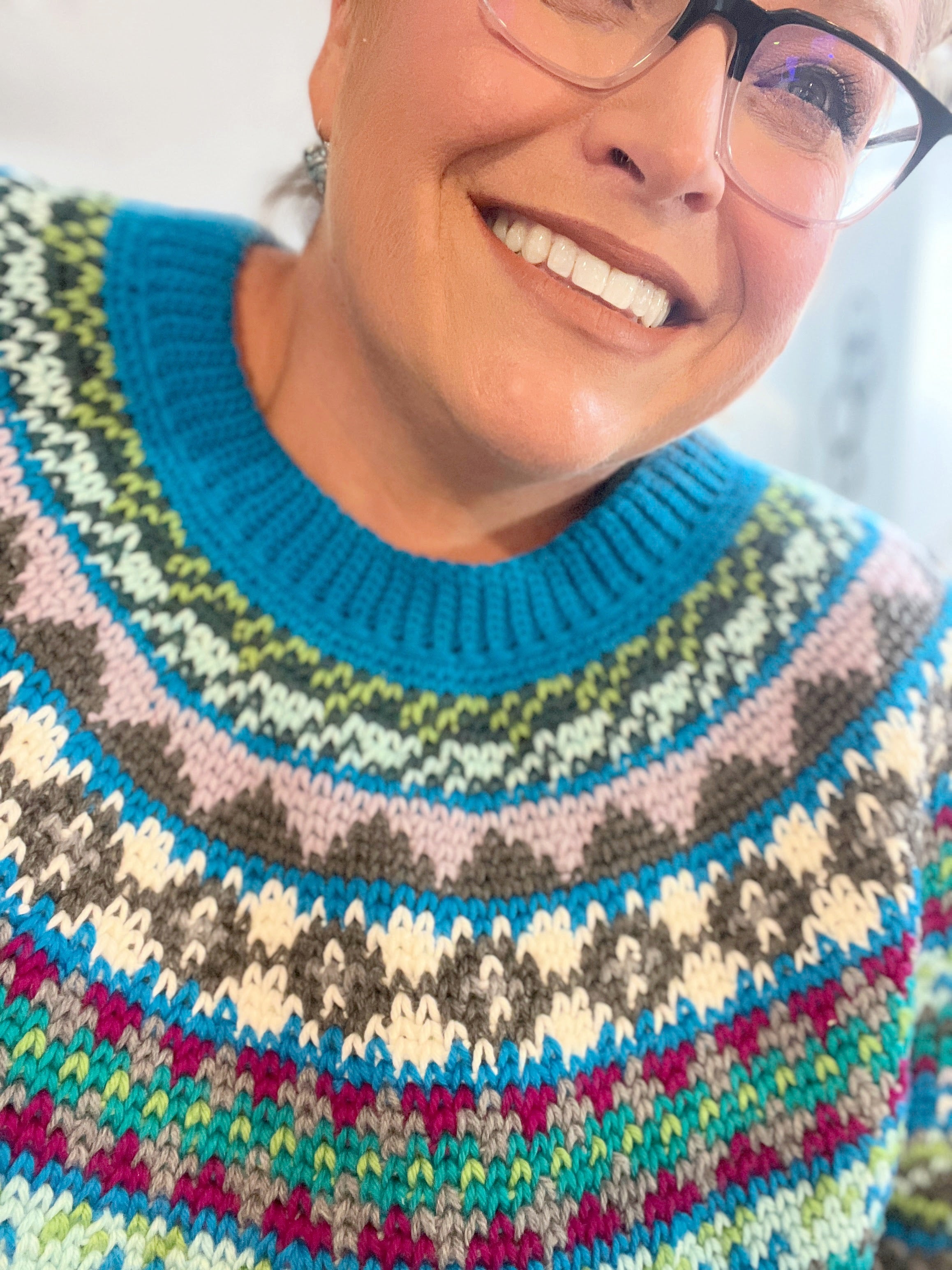 Spectrum Stitch Crochet Swoncho by Marly Bird