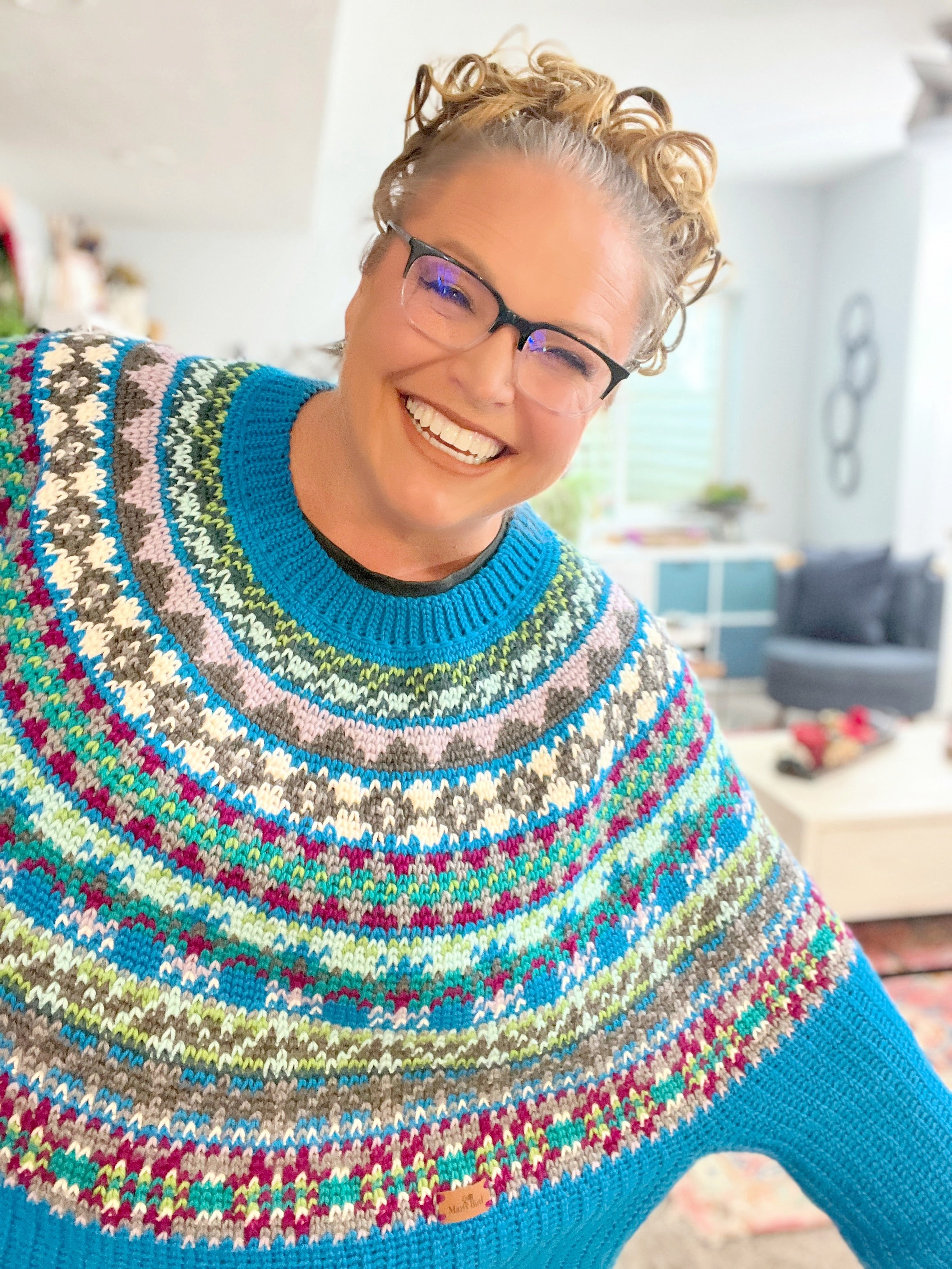 Spectrum Stitch Crochet Swoncho by Marly Bird