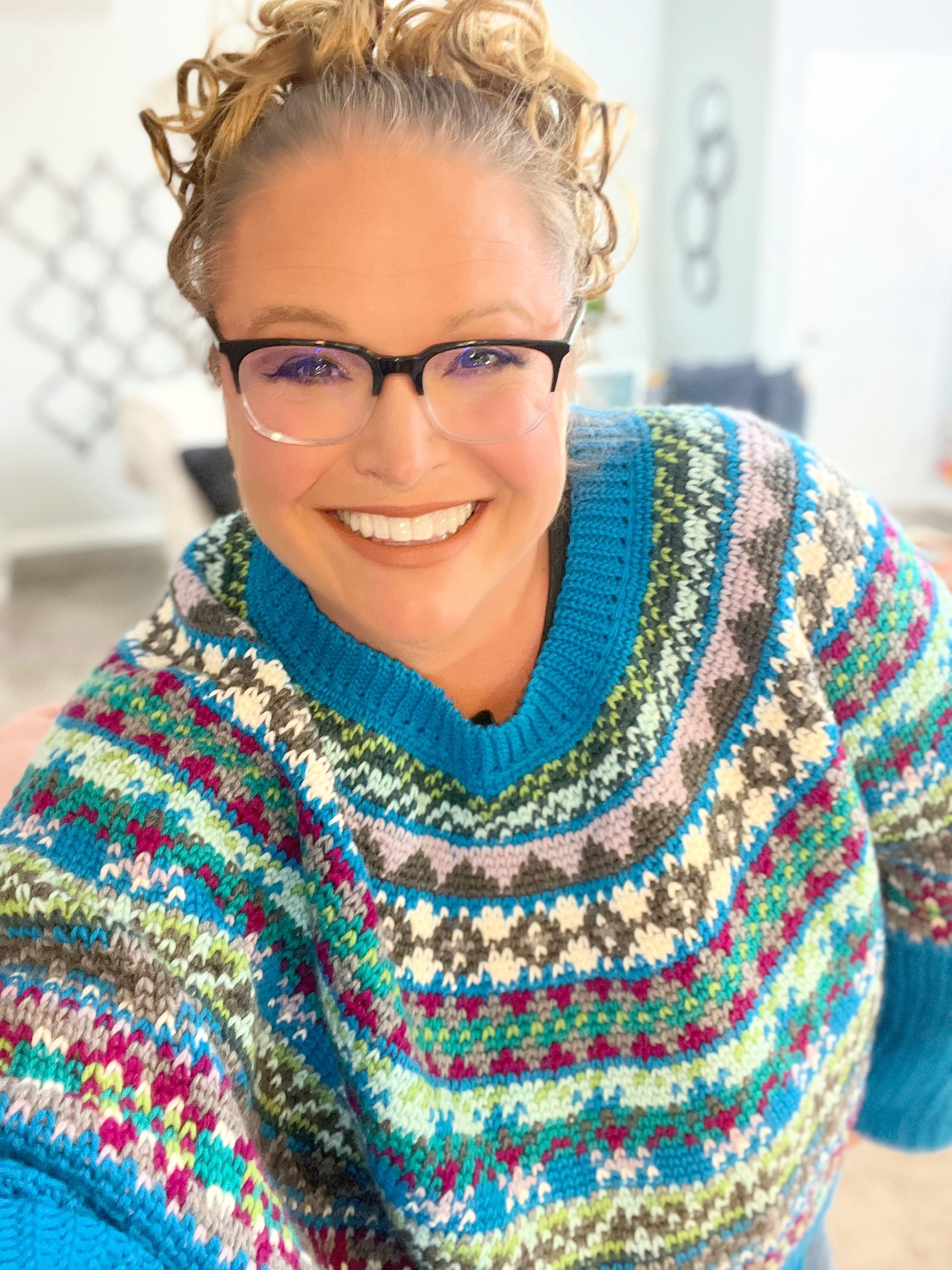 Spectrum Stitch Crochet Swoncho by Marly Bird