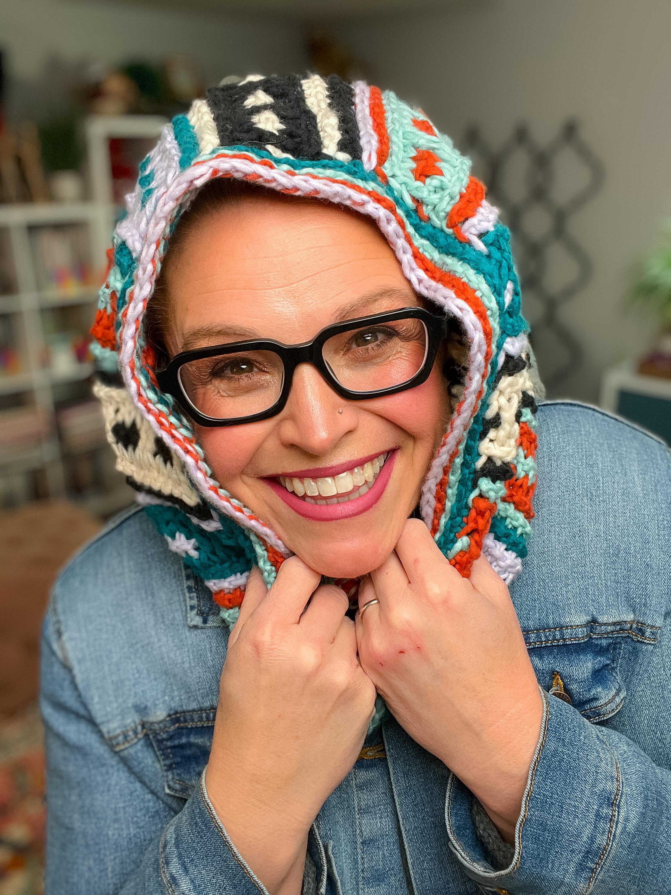 Spiced Latte Tunisian Crochet Cowl Pattern (PDF) || Afghan Stitch Cowl