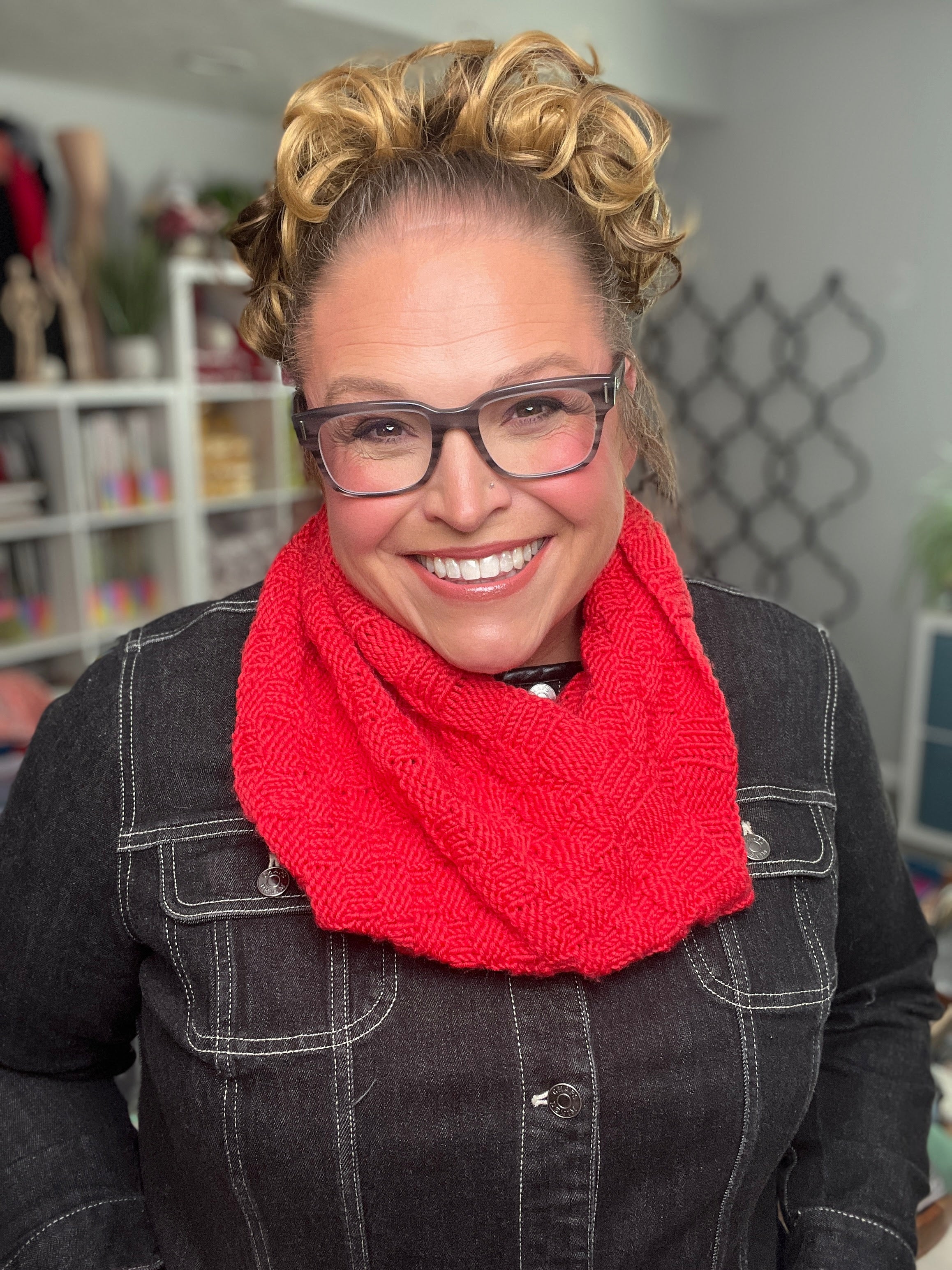 Sunset Knit Cowl Sample