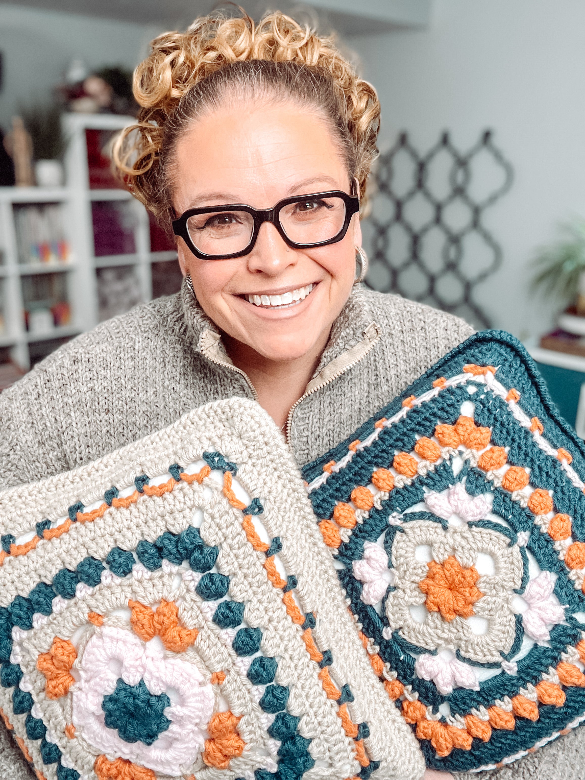 Sweetcorn Crochet Motif Pillow Pattern