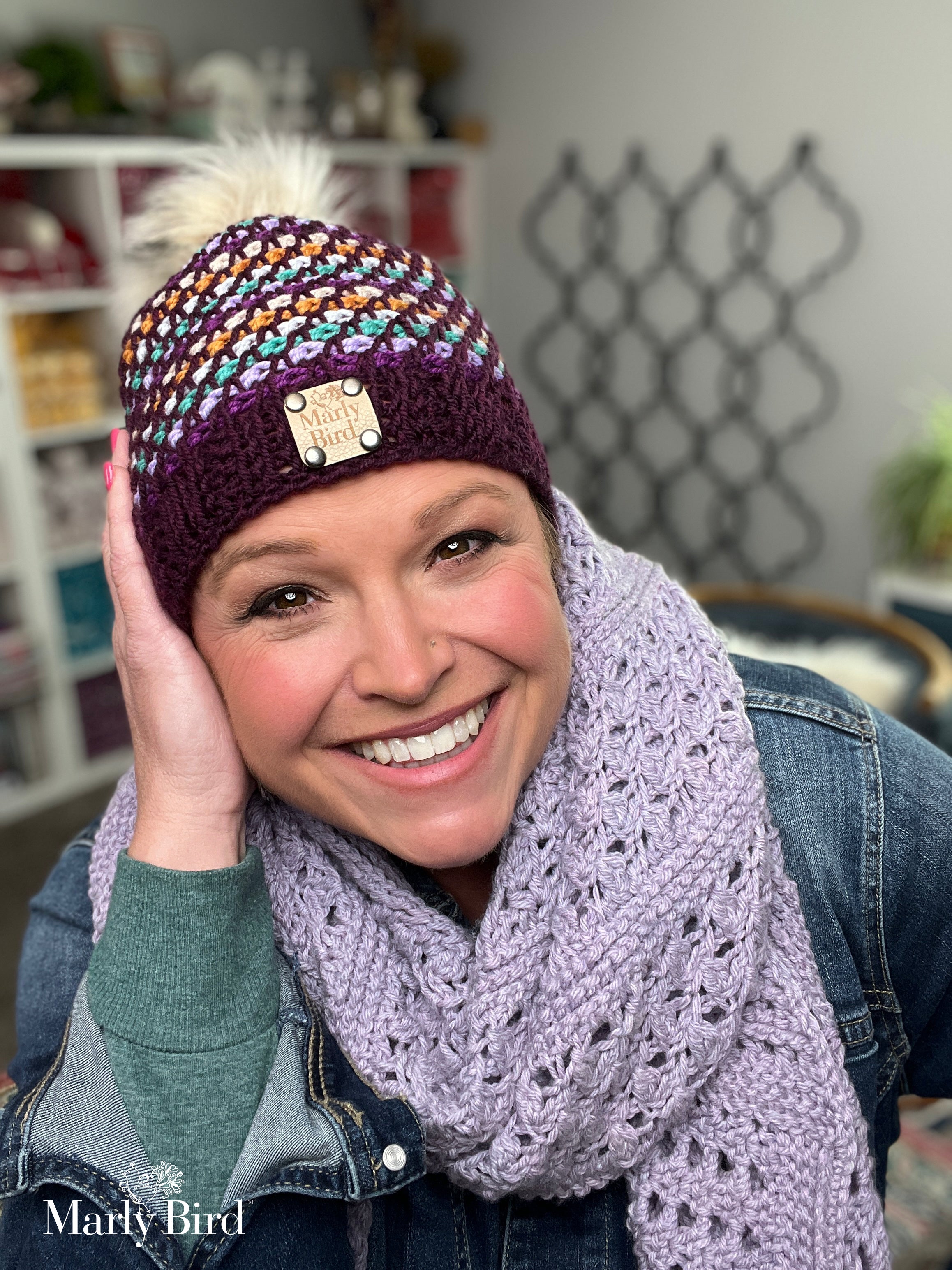 Swiss House Tunisian Crochet Hat Pattern
