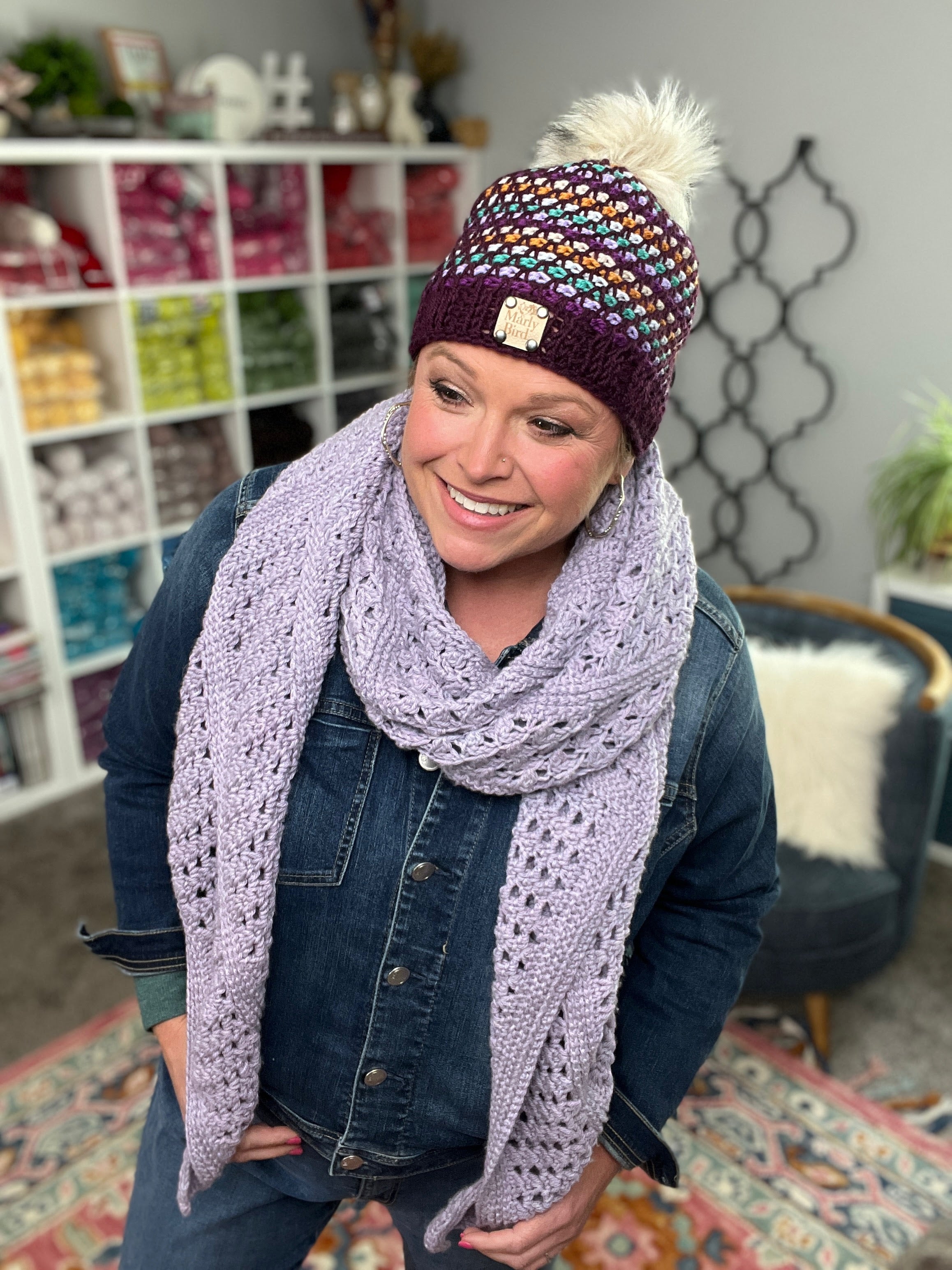 Swiss House Tunisian Crochet Hat Pattern