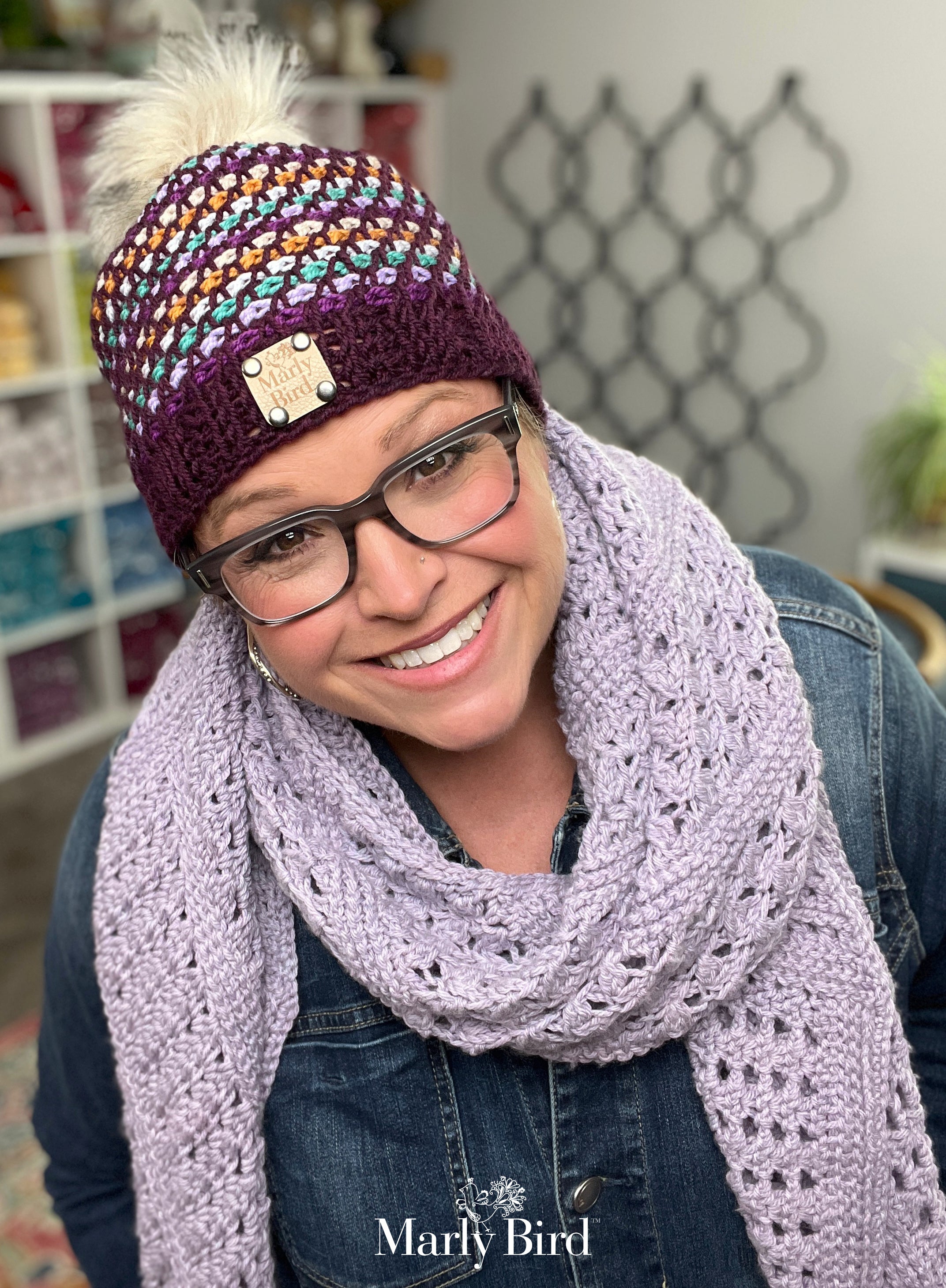 Swiss House Tunisian Crochet Hat Pattern