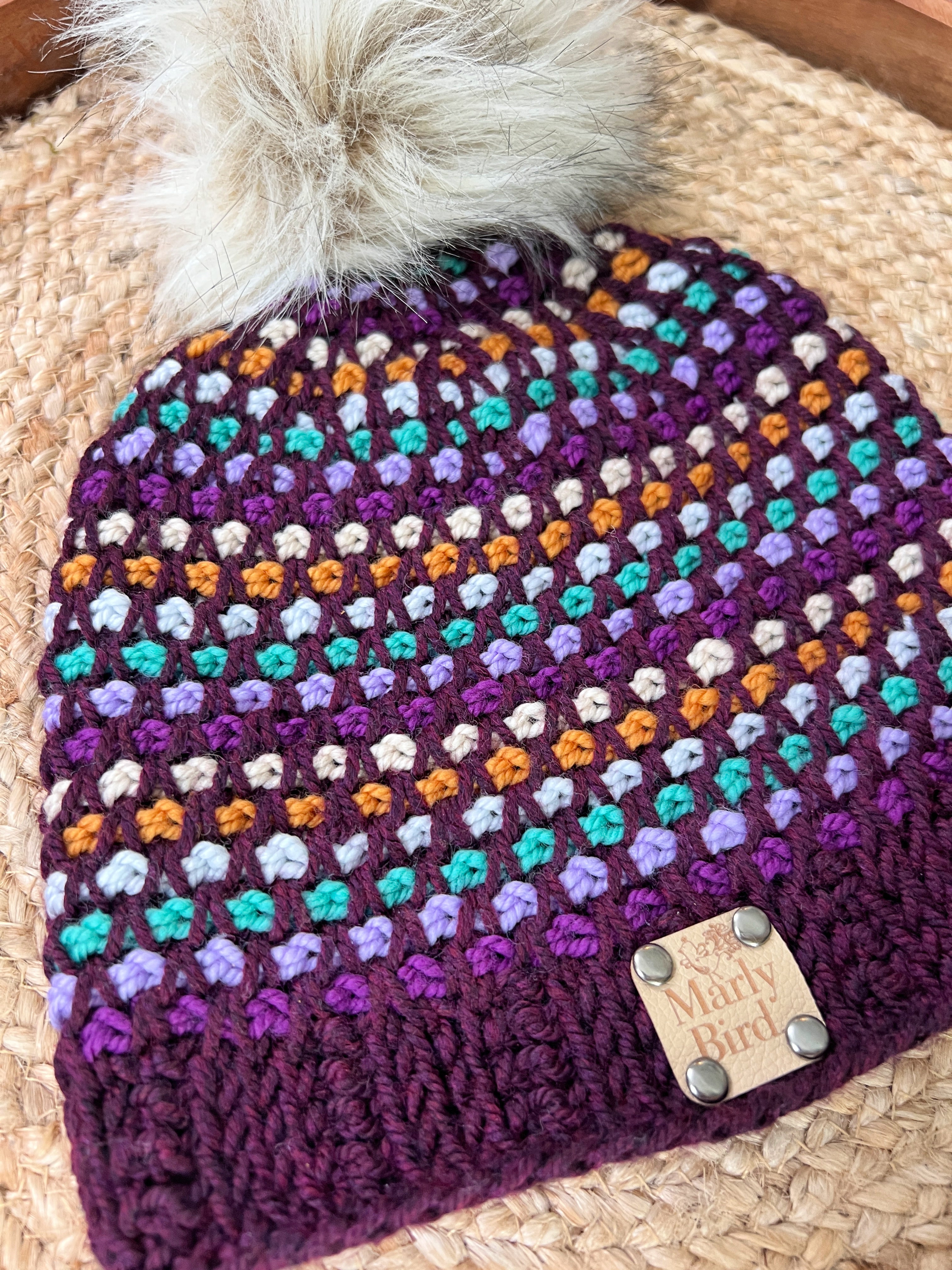 Swiss House Tunisian Crochet Hat Pattern
