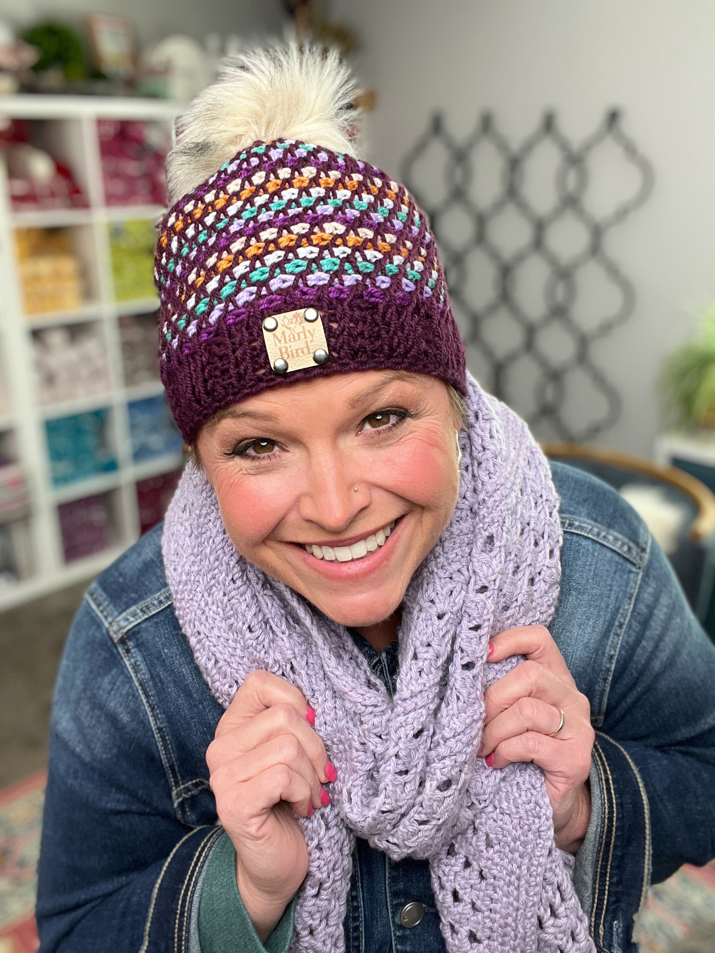 Swiss House Tunisian Crochet Hat Pattern