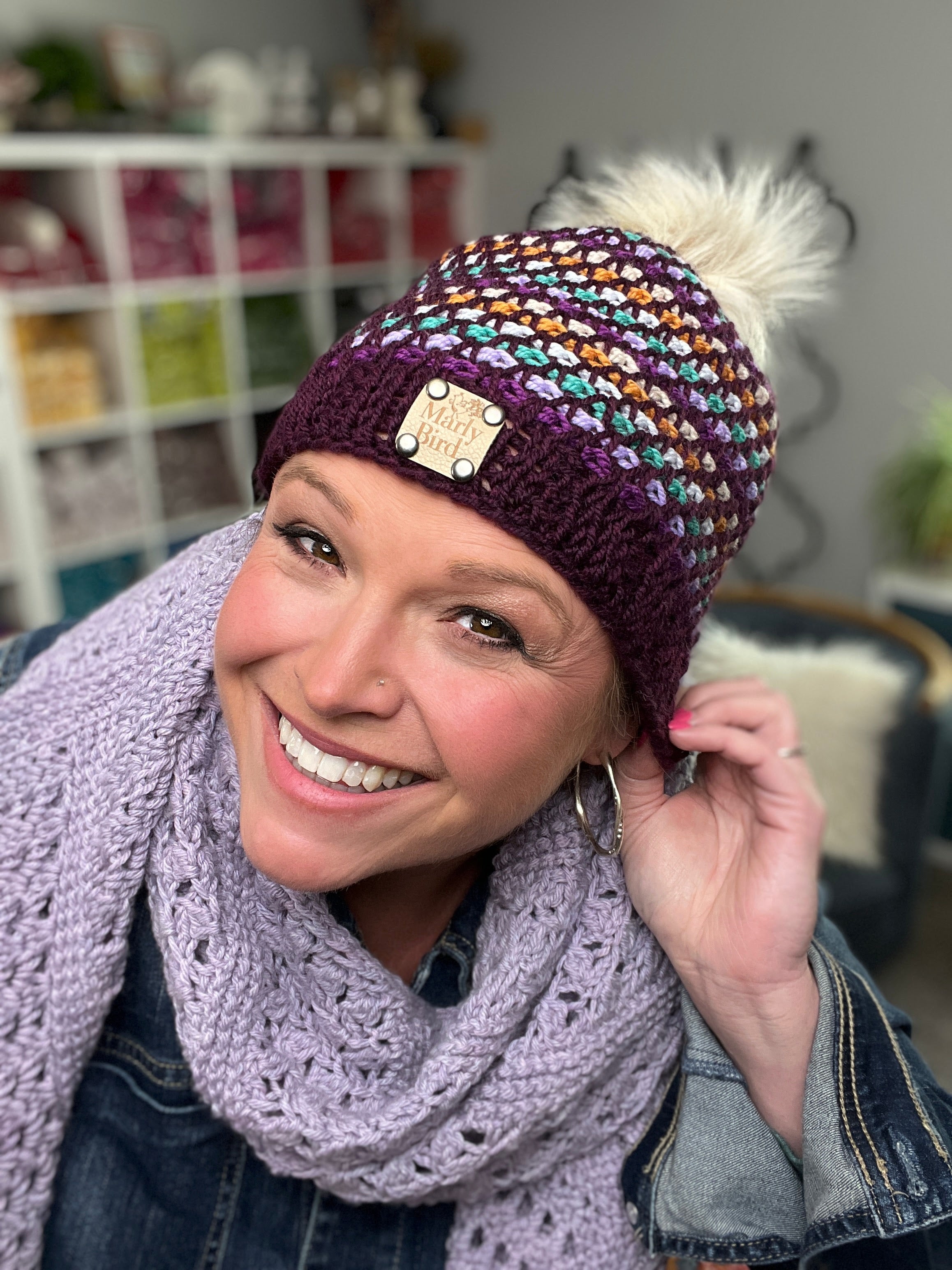 Swiss House Tunisian Crochet Hat Pattern