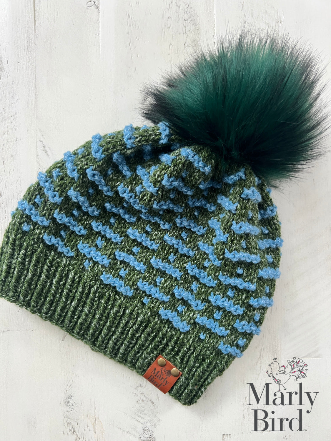 Twilight Trails Knit Mosaic Hat Pattern