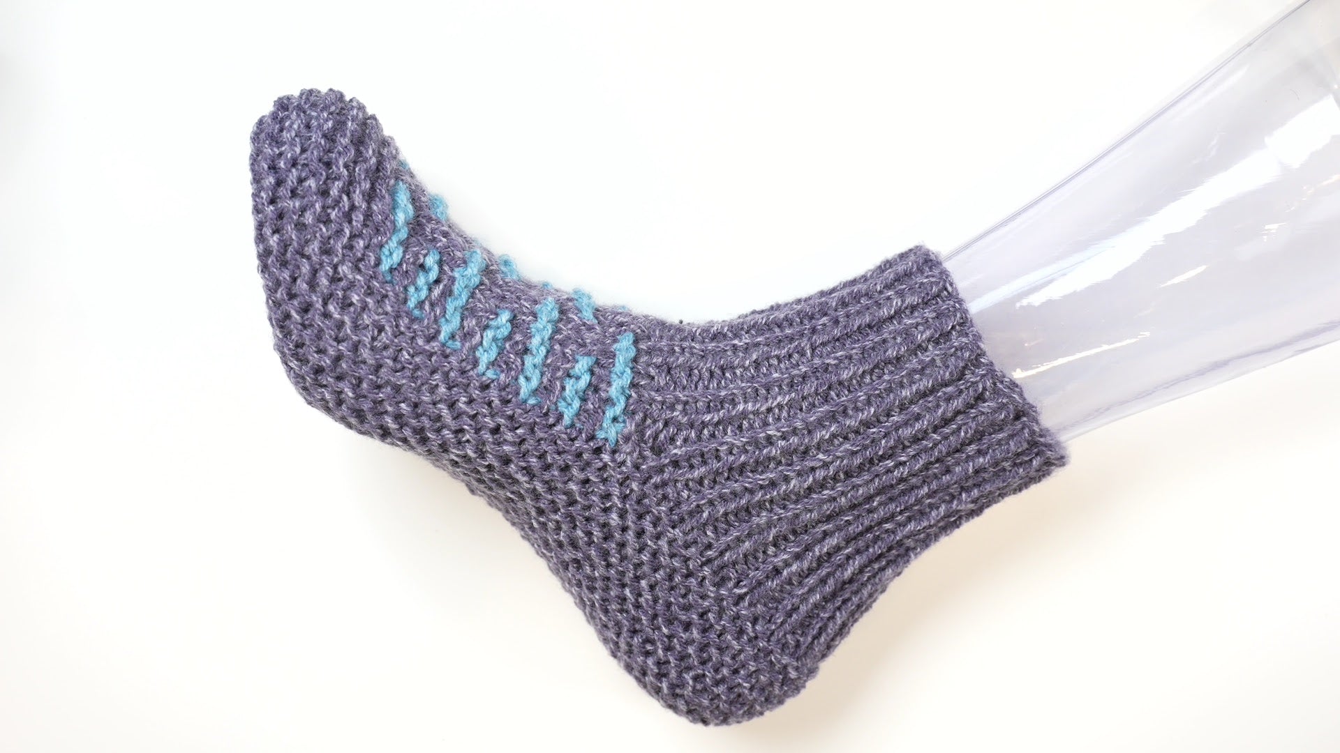 Twilight Trails Knit Mosaic Slippers Pattern