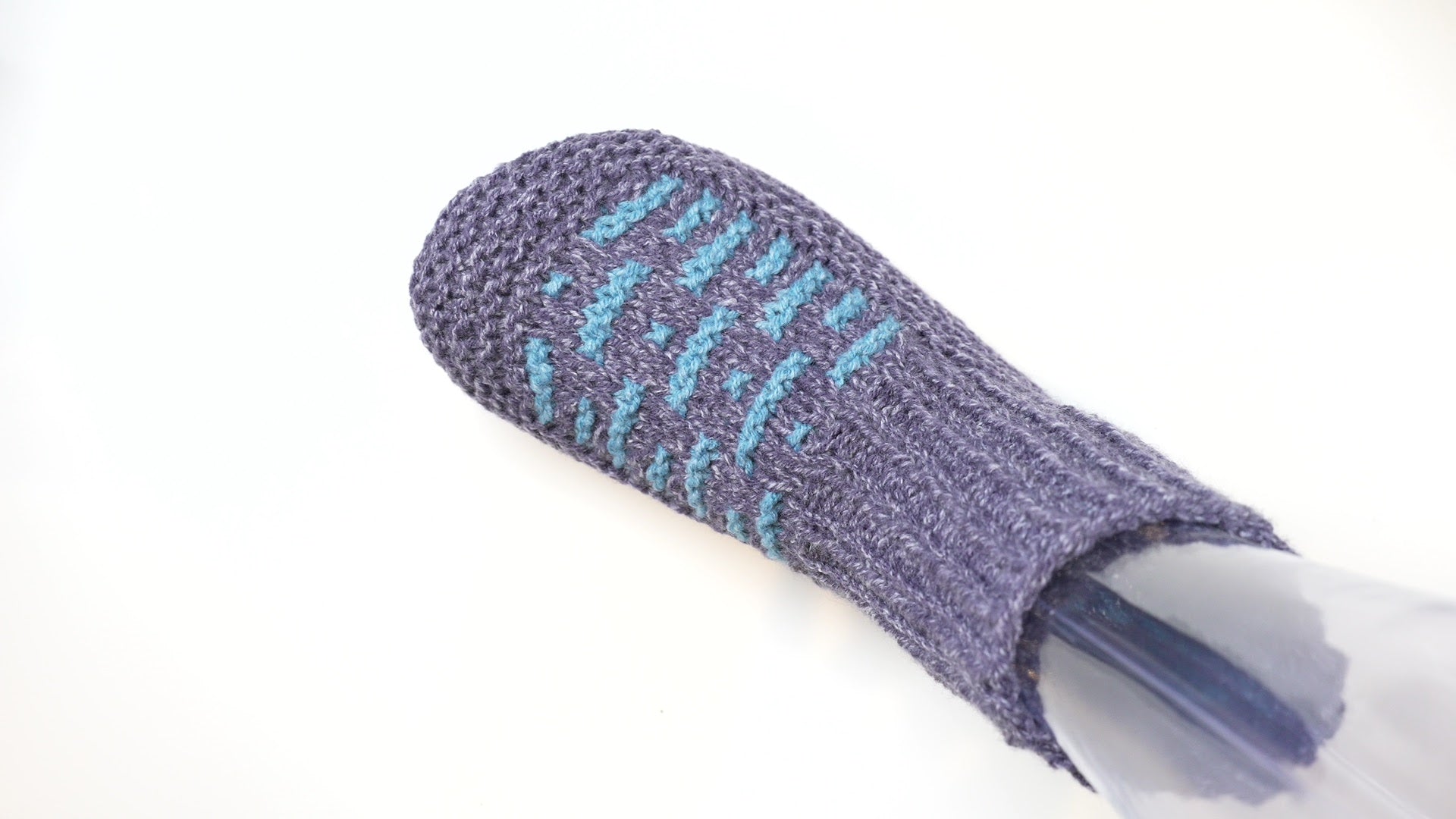 Twilight Trails Knit Mosaic Slippers Pattern