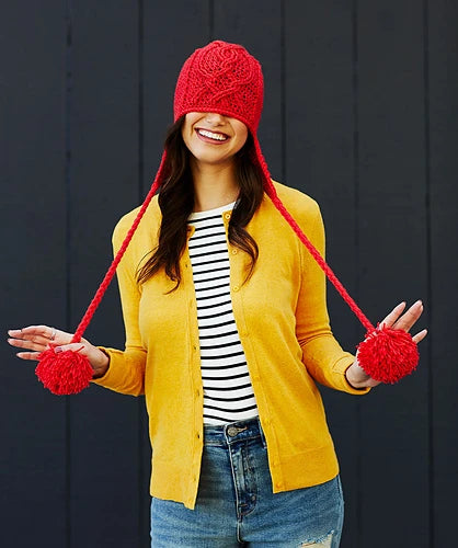 Entwined Chic Cable hat Sample