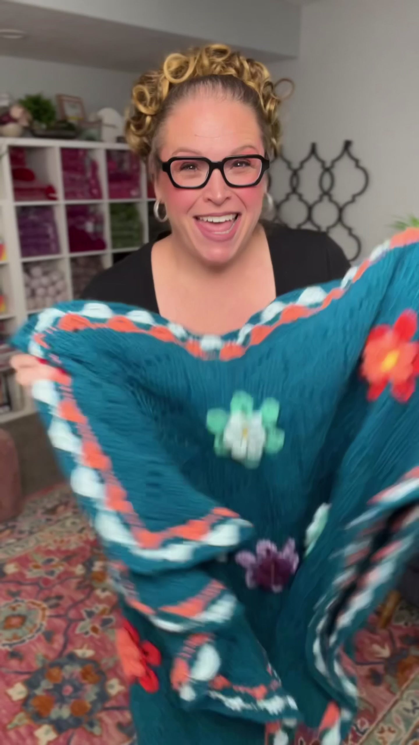 Wildflower Hexagon Motif Crochet Blanket Pattern