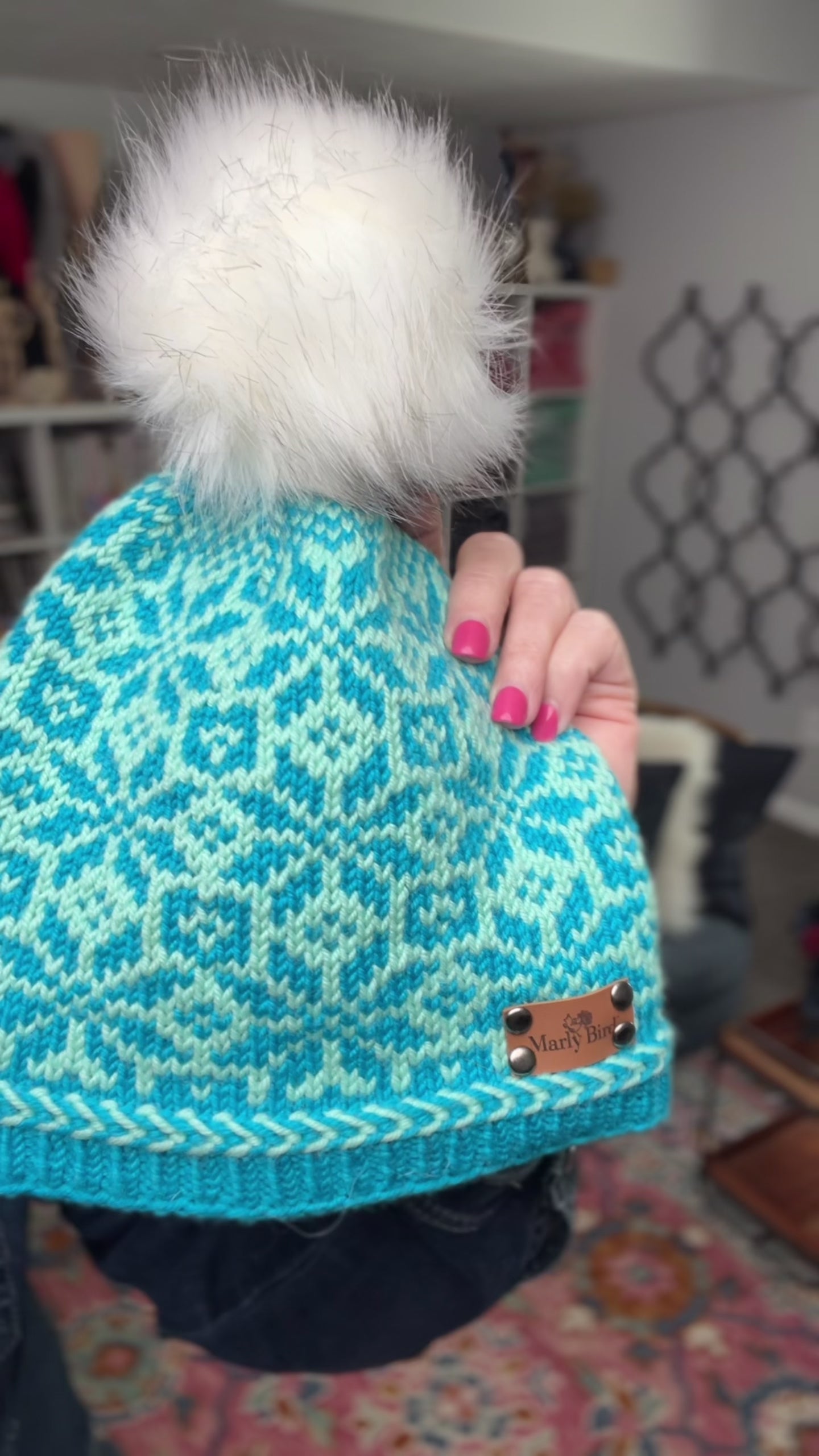 Chill Out Winter Fair Isle Hat - PDF
