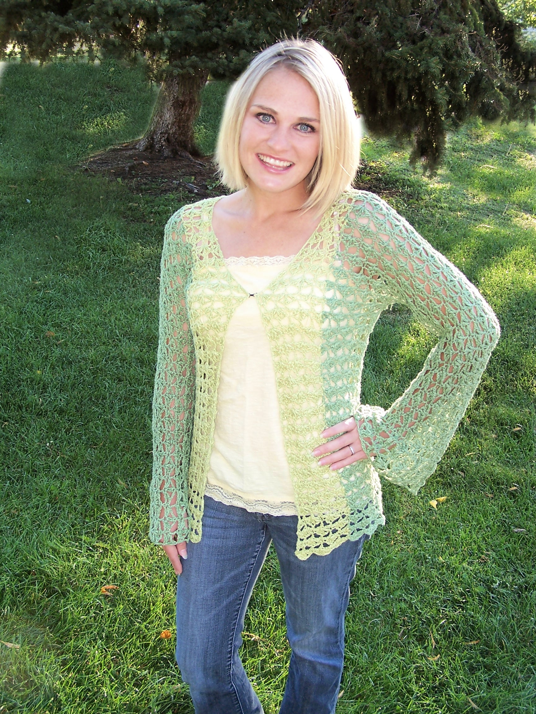 Hydroponic Crochet Cardigan Pattern