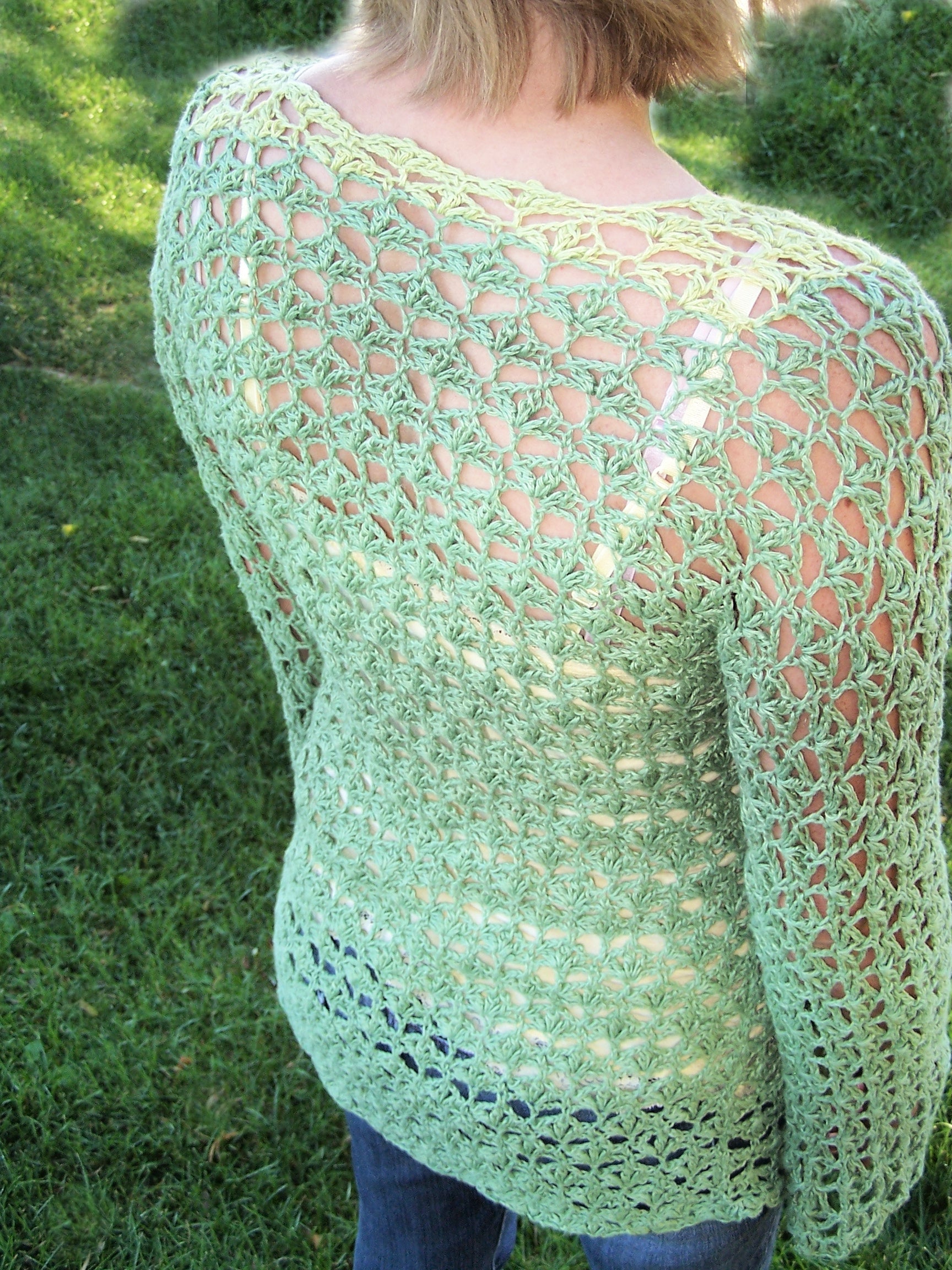 Hydroponic Crochet Cardigan Pattern