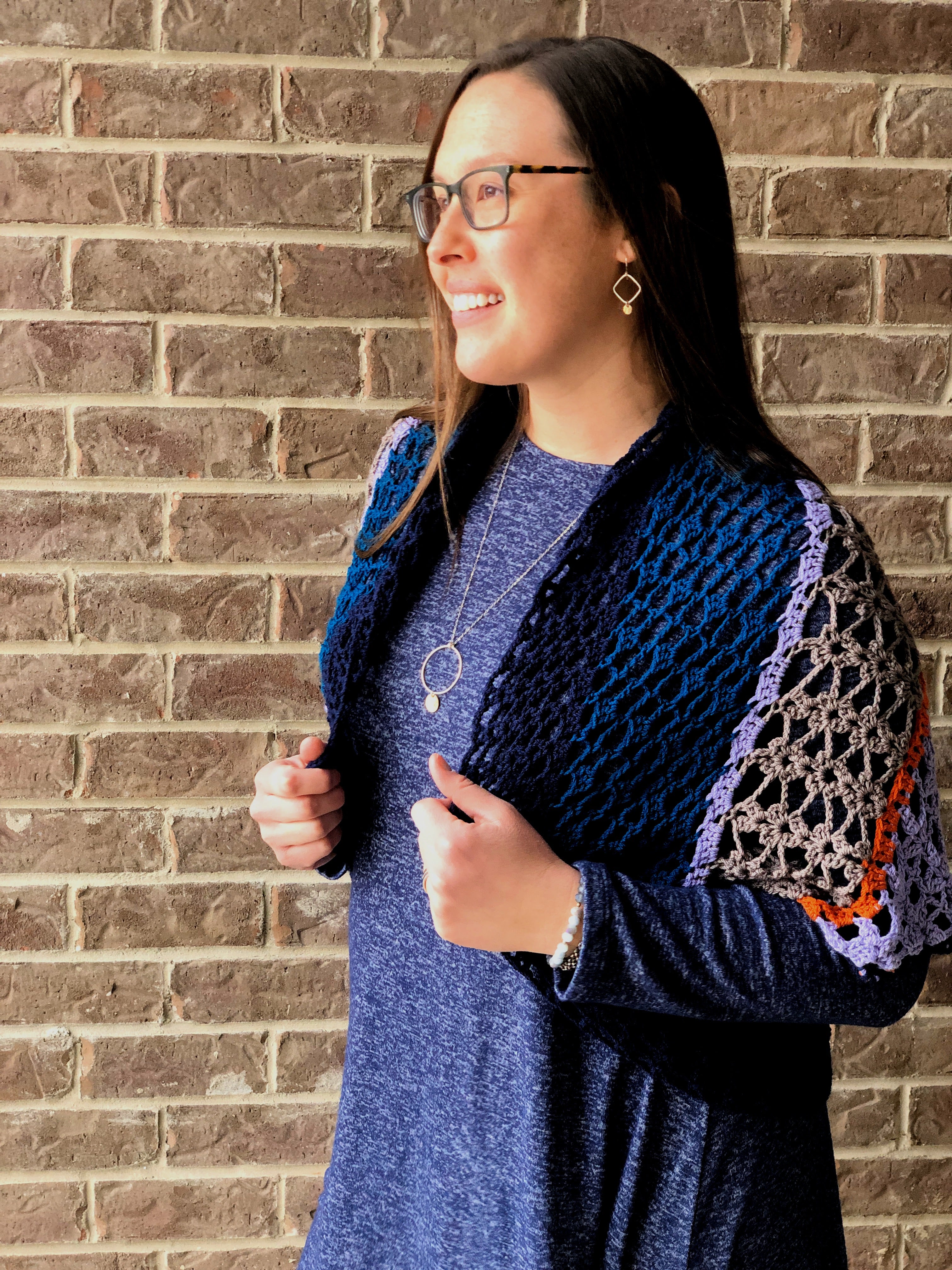 Oakley Crochet Lace Shrug - Shawl Pattern